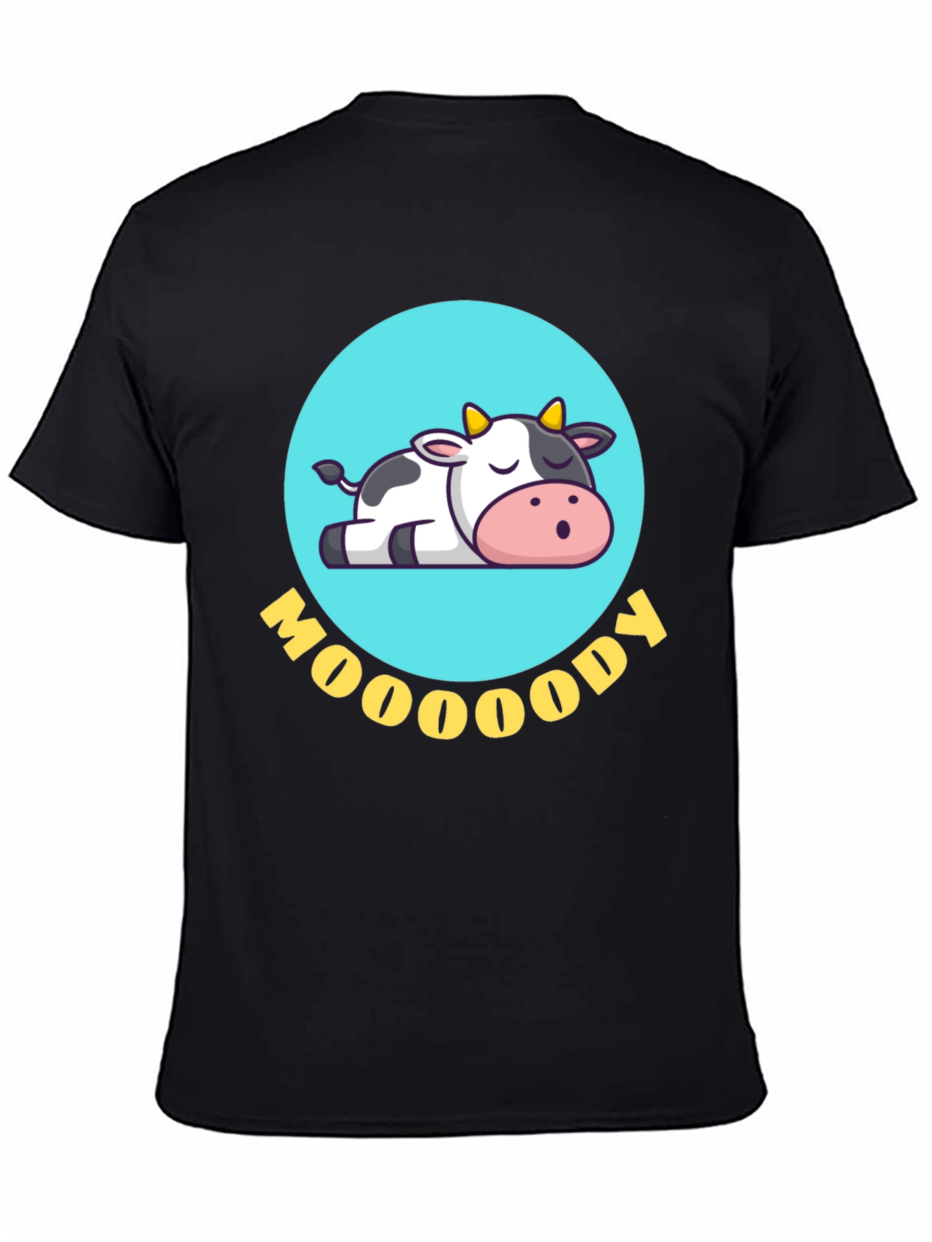 Moody Cow Graphic Tee - Comfortable & Stylish