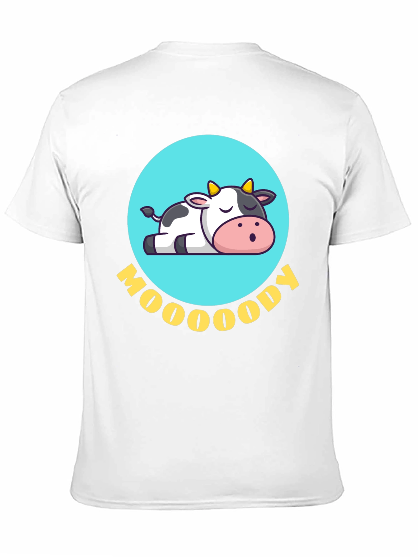 Moody Cow Graphic Tee - Comfortable & Stylish