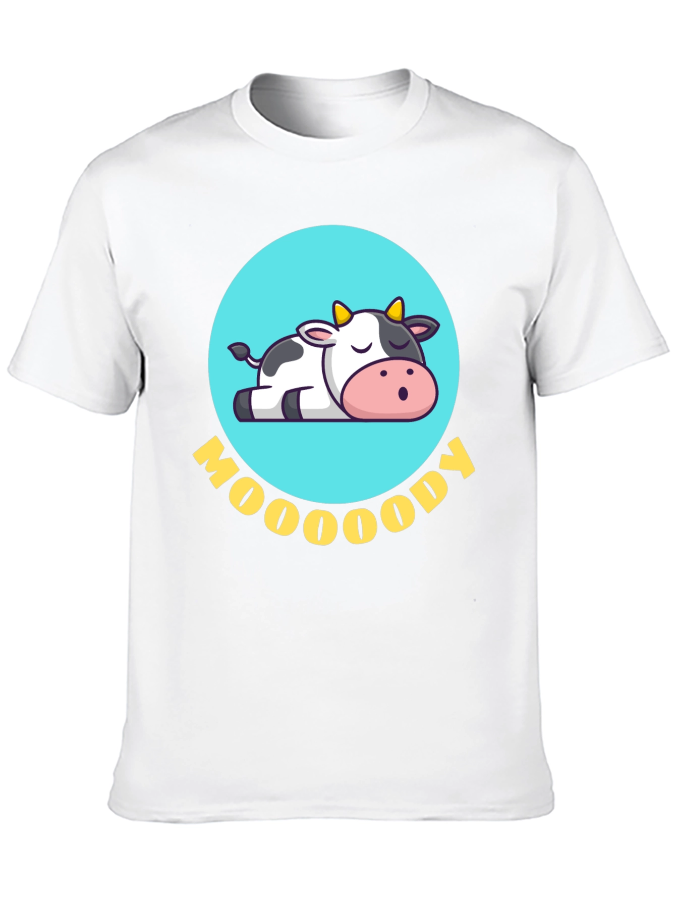 Moody Cow Graphic Tee - Comfortable & Stylish
