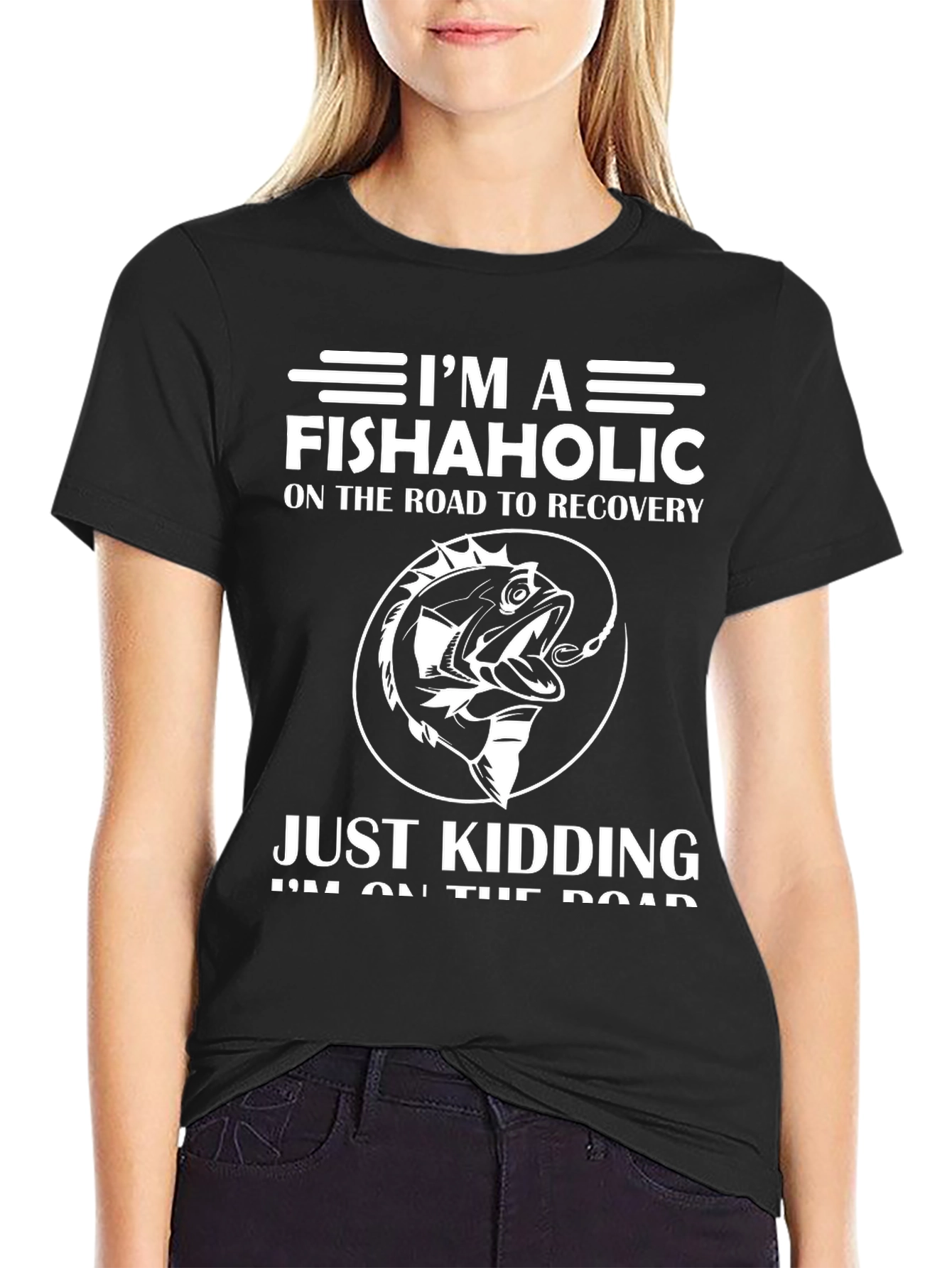 Fishaholic T-Shirt - Funny Fishing Lover Tee
