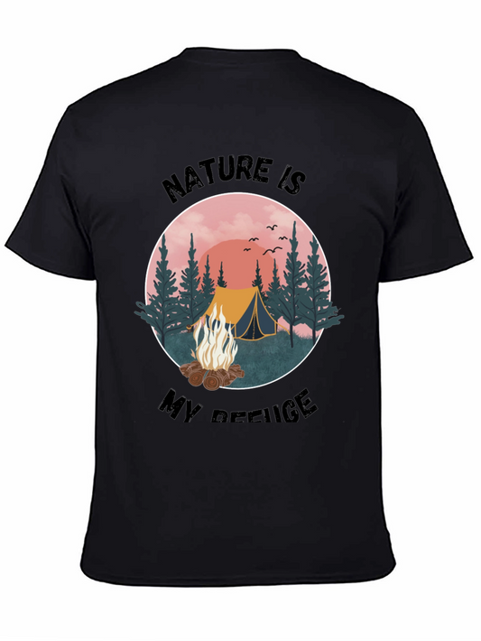 Nature Is My Refuge Camping Graphic Tee