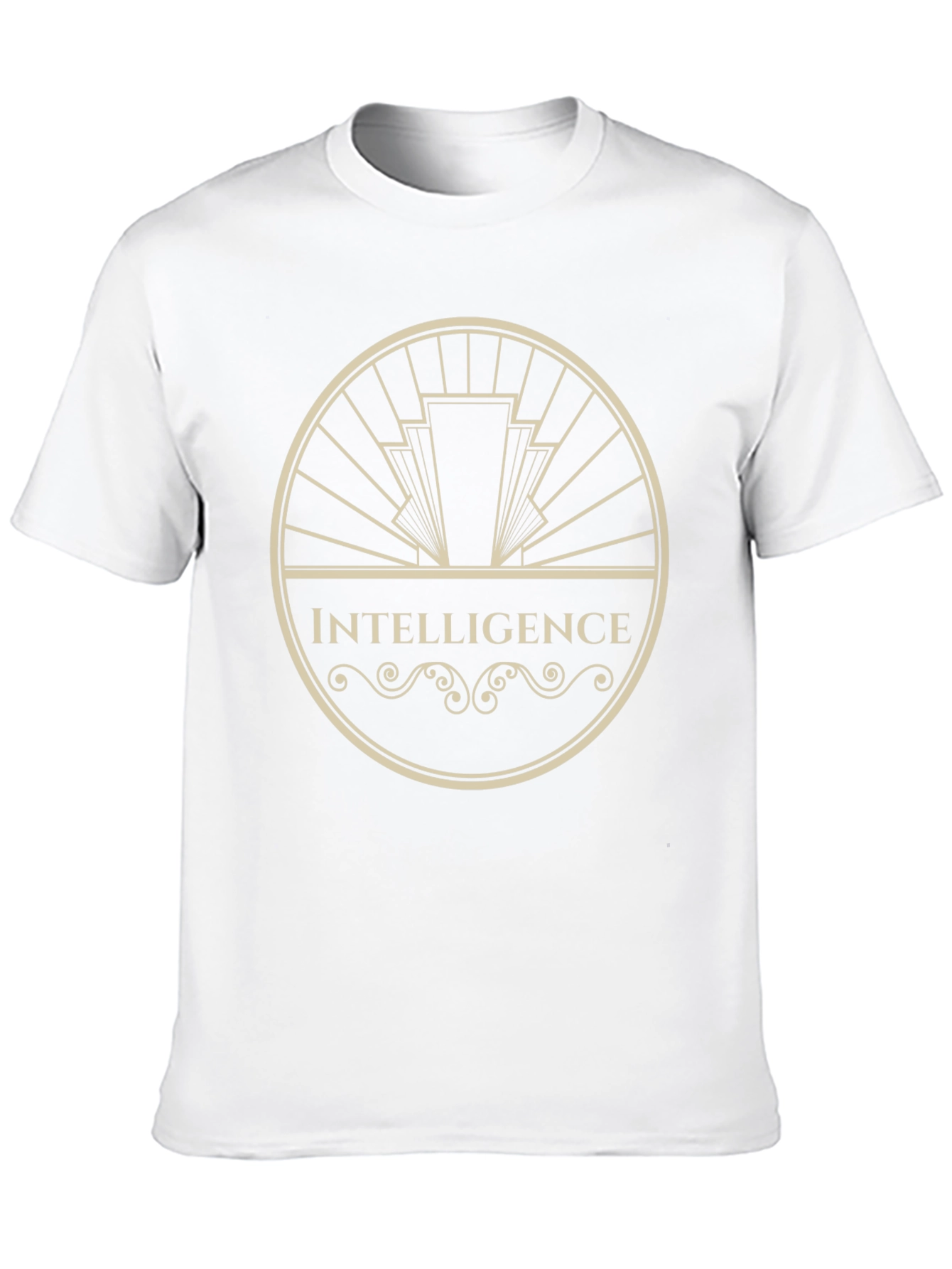 Intelligence Graphic Print Tee - Black