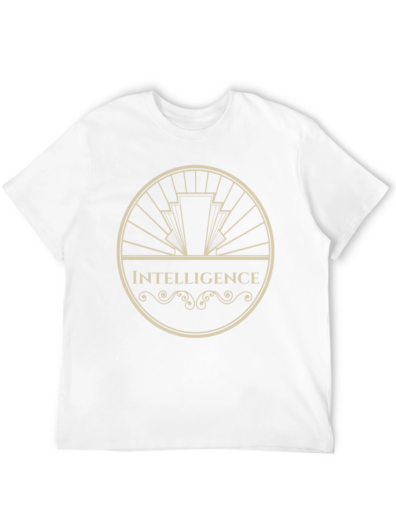 Intelligence Graphic Print Tee - Black