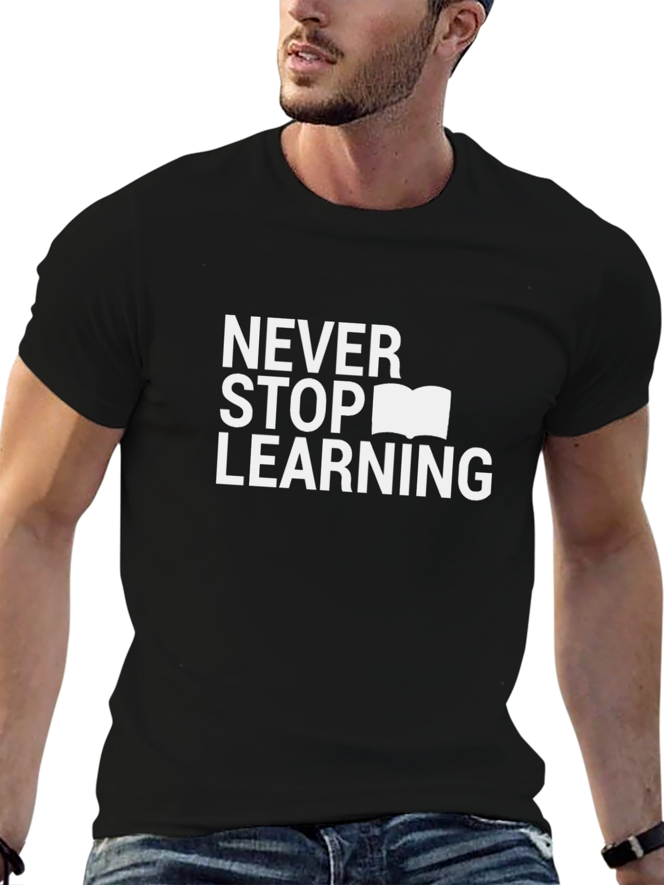 Never Stop Learning Graphic Tee