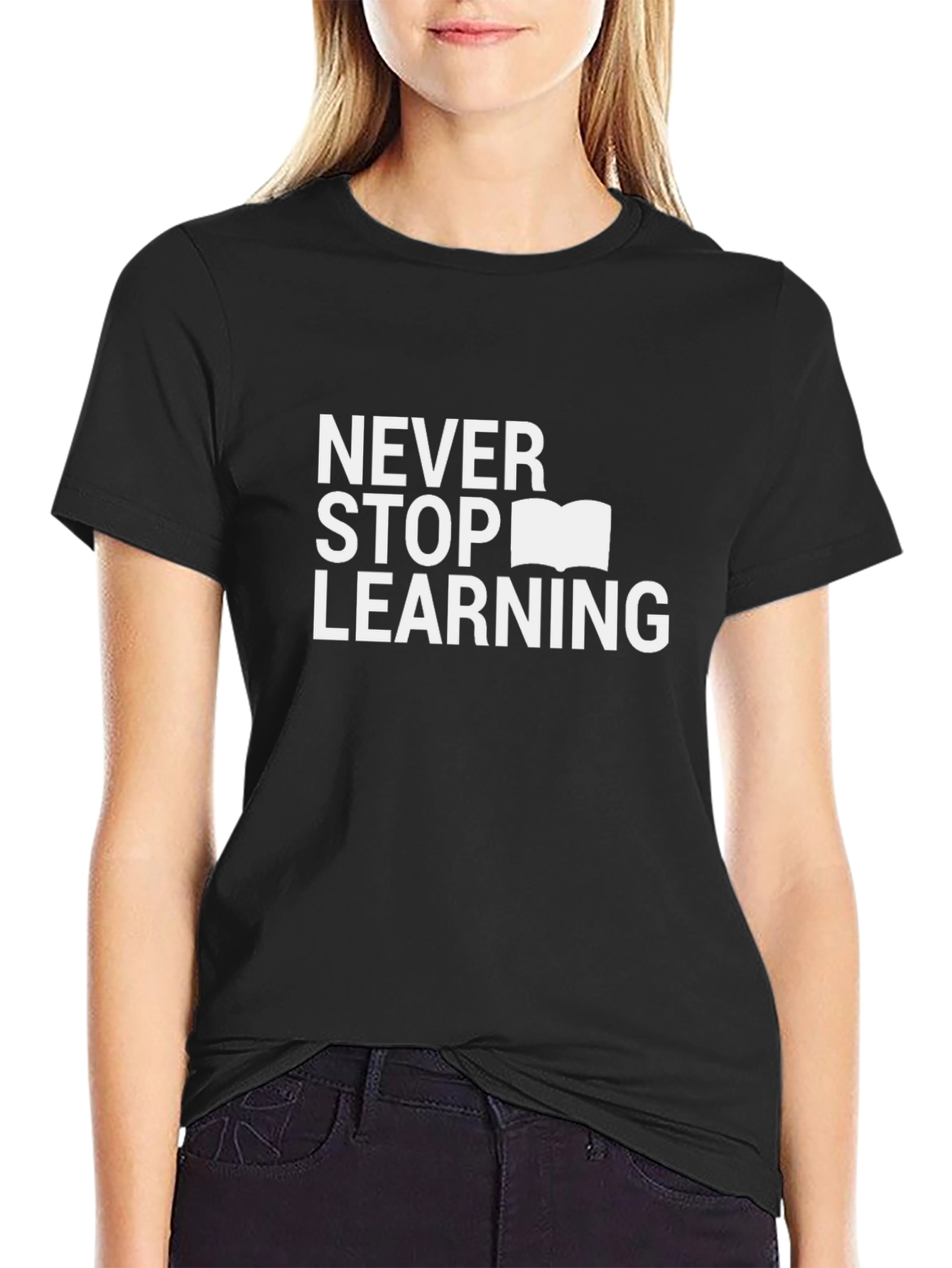 Never Stop Learning Graphic Tee