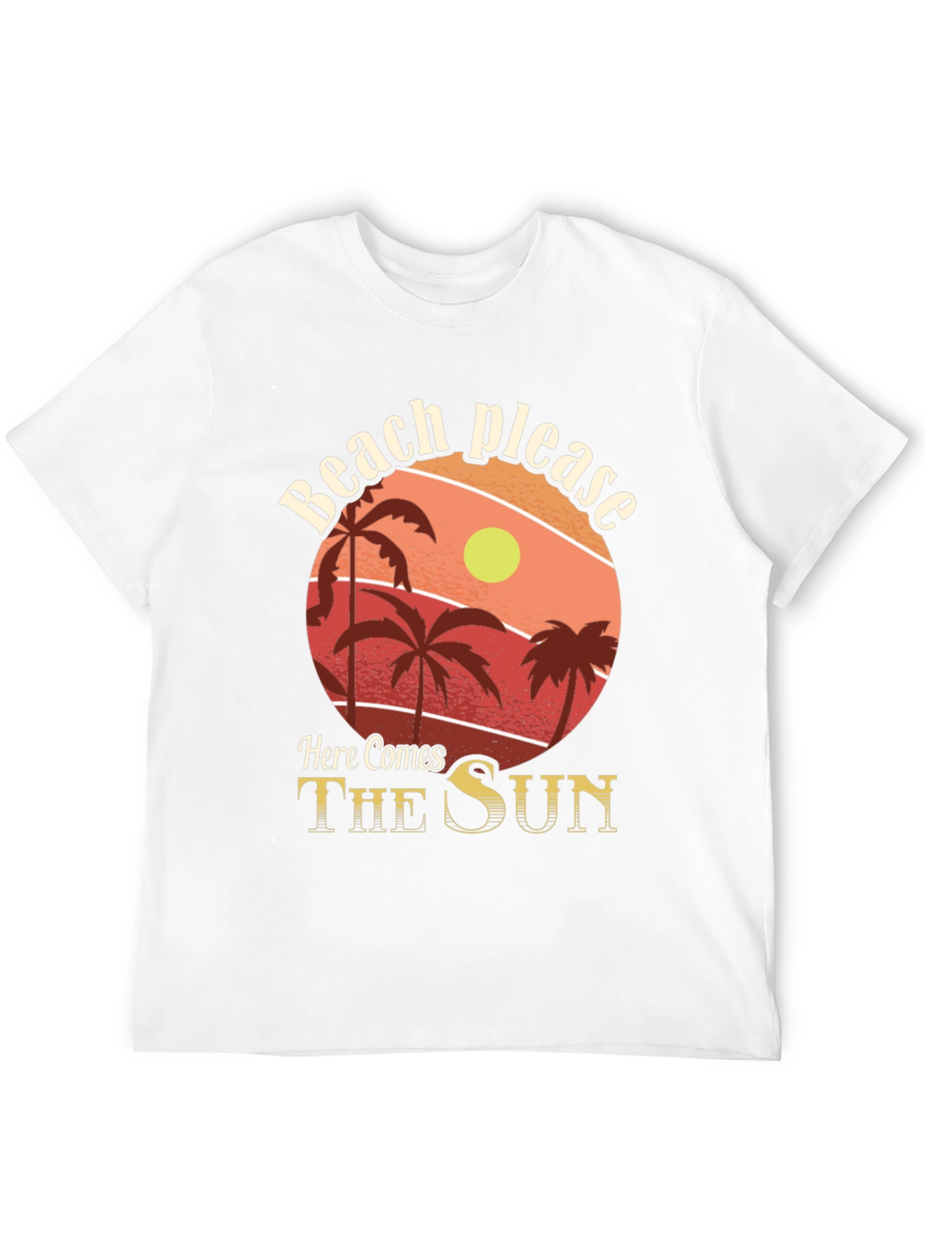 Beach Please Graphic Tee - Summer Vibes!