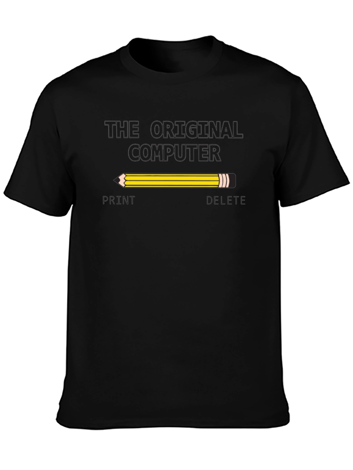 The Original Computer T-Shirt - Pencil Print