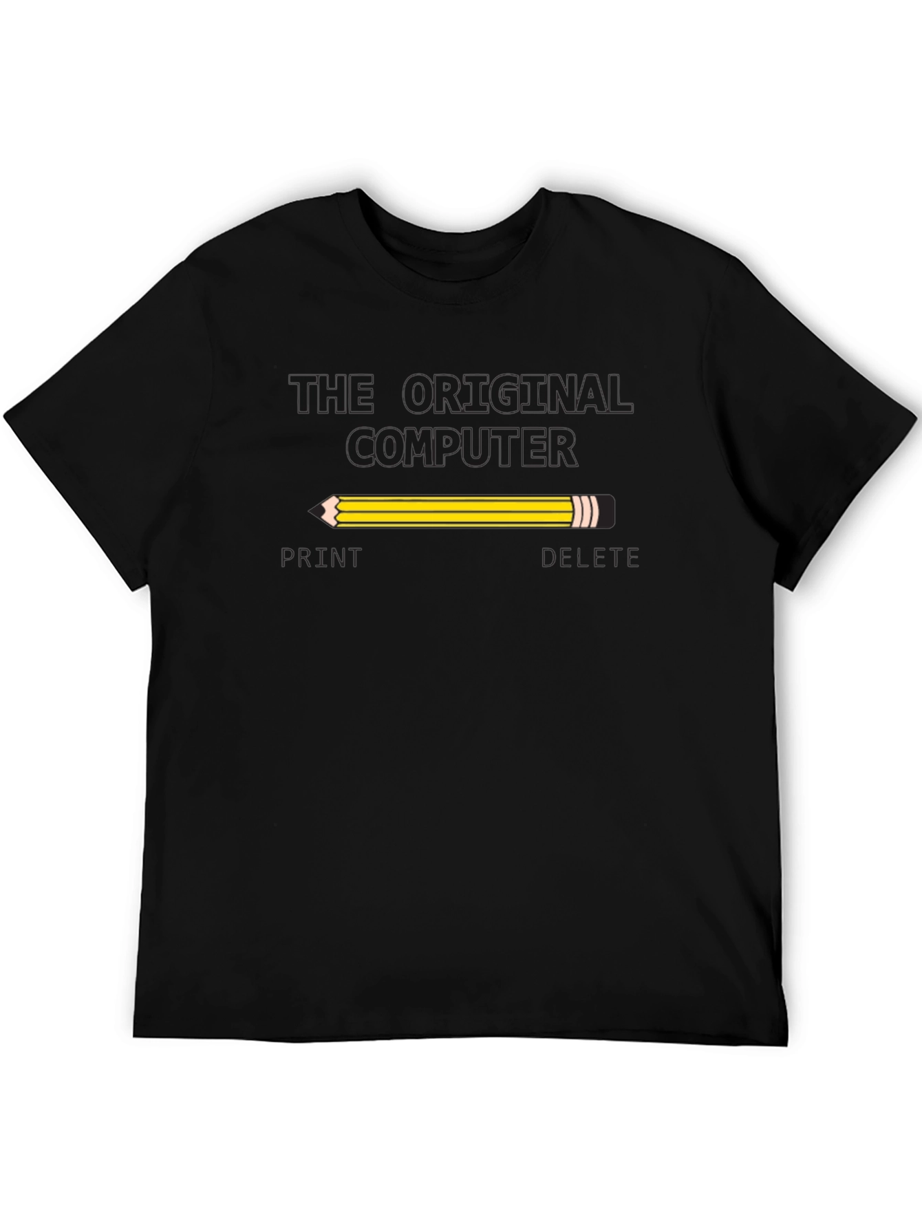 The Original Computer T-Shirt - Pencil Print