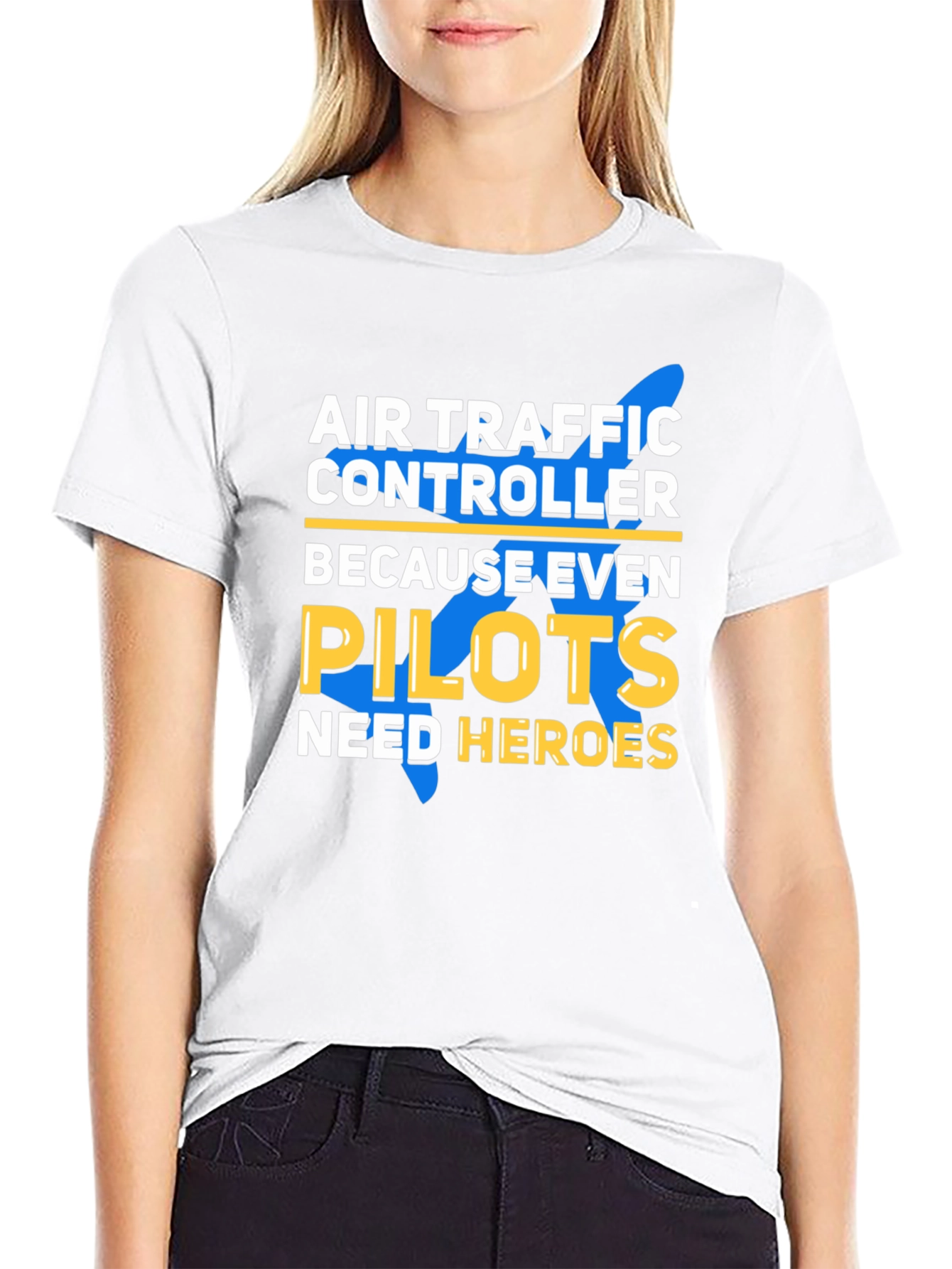 Air Traffic Controller T-Shirt - Pilots Need Heroes