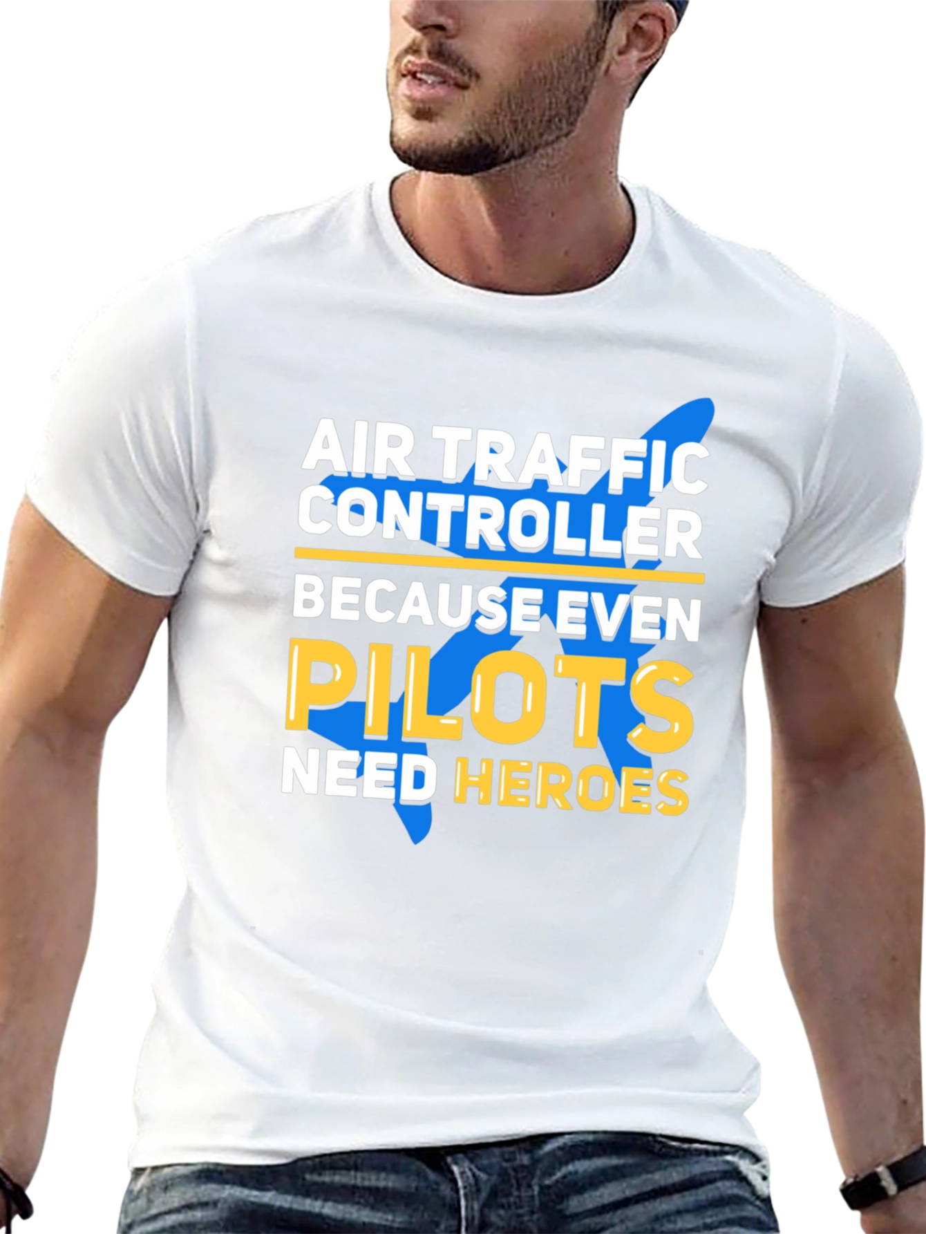 Air Traffic Controller T-Shirt - Pilots Need Heroes