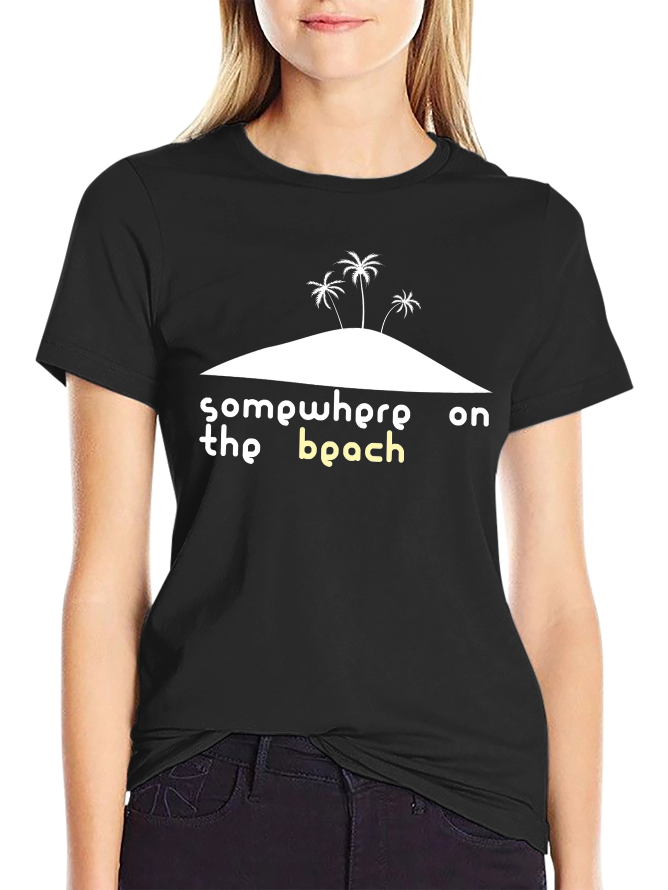 Somewhere On The Beach Graphic Tee