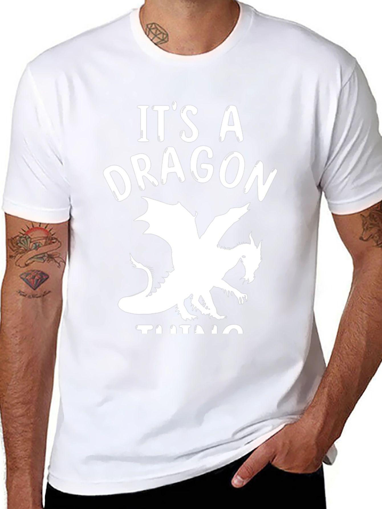 Its A Dragon Thing Black T-Shirt