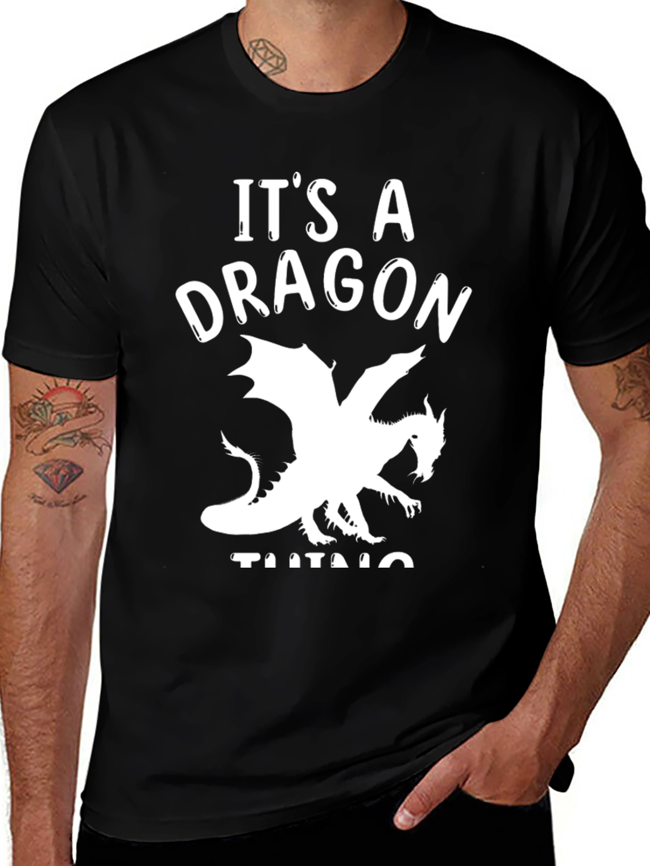 Its A Dragon Thing Black T-Shirt