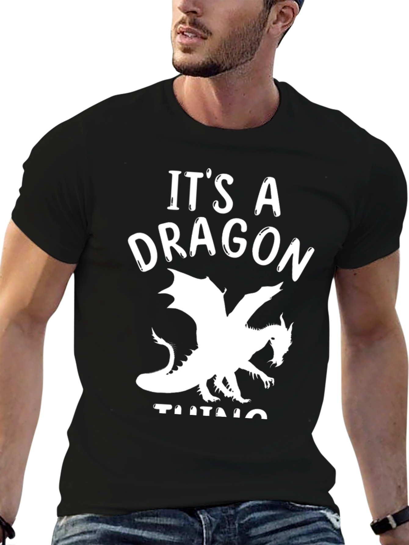 Its A Dragon Thing Black T-Shirt
