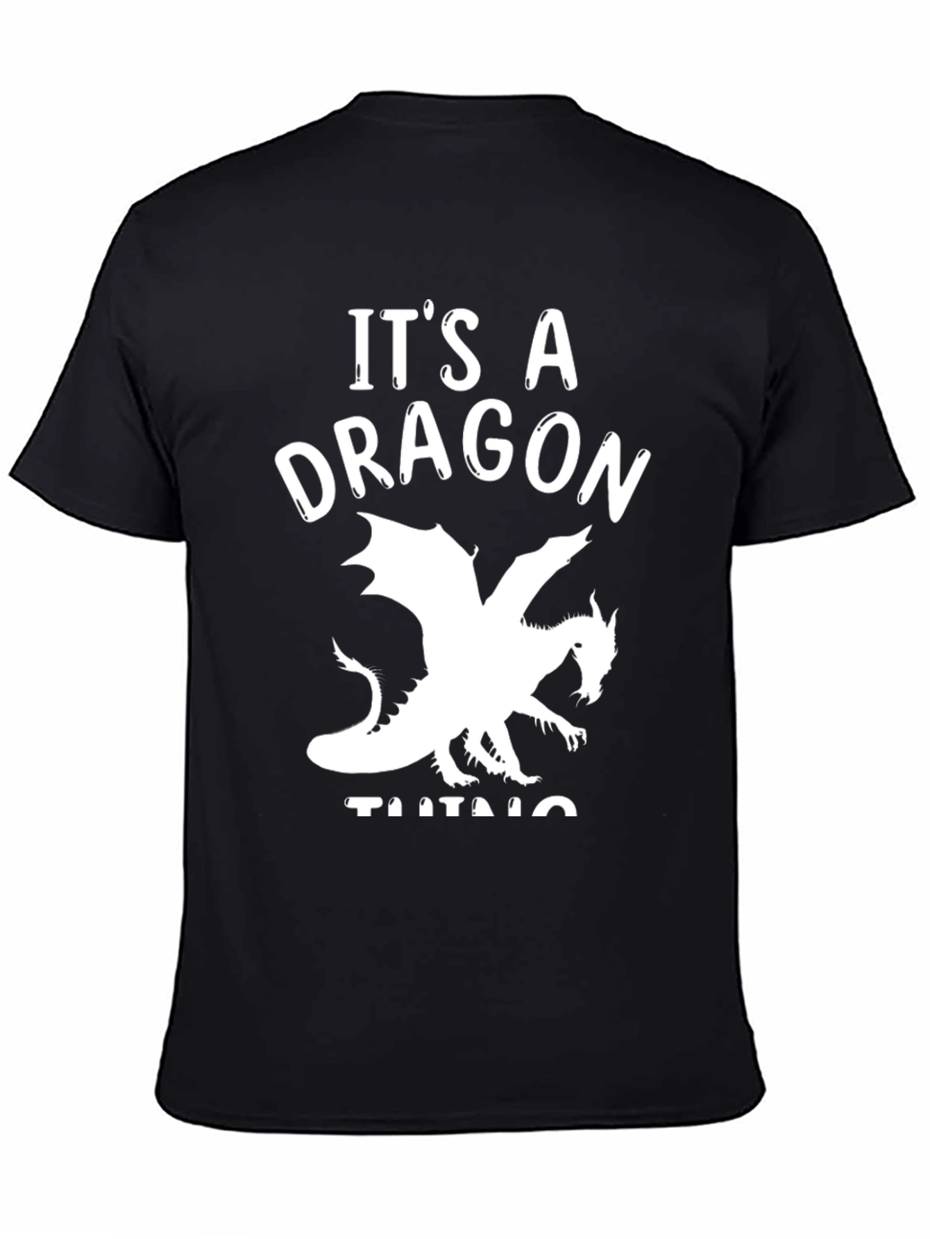 Its A Dragon Thing Black T-Shirt