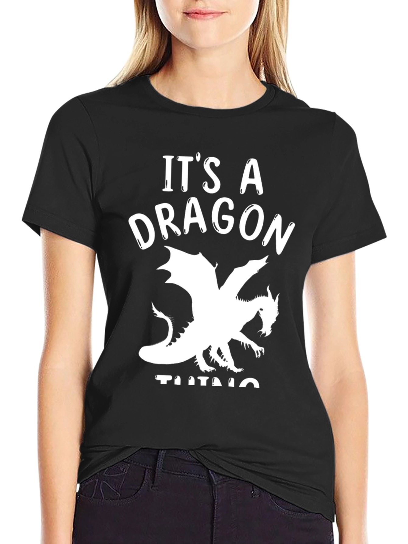 Its A Dragon Thing Black T-Shirt