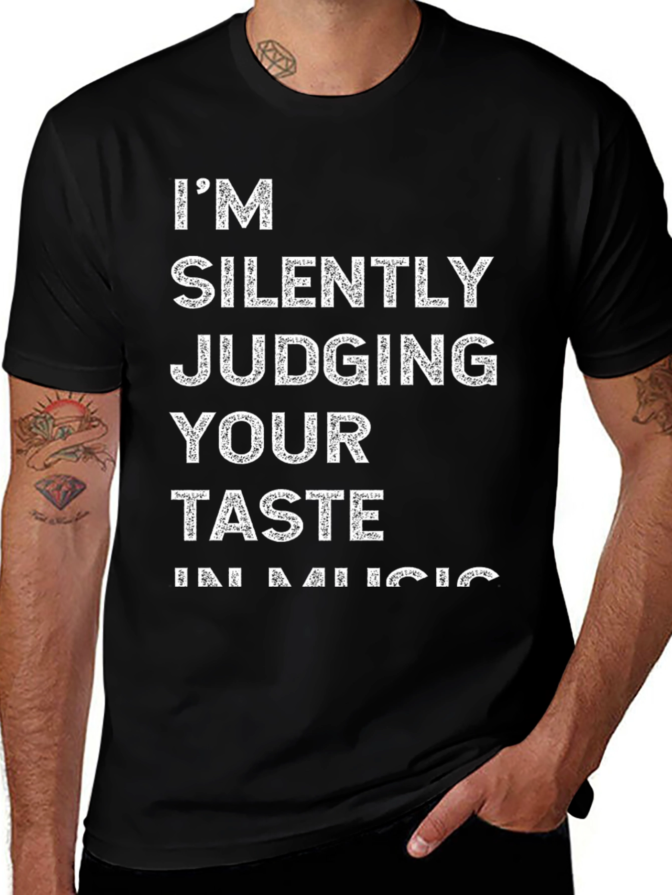 Im Silently Judging Your Taste in Music T-Shirt