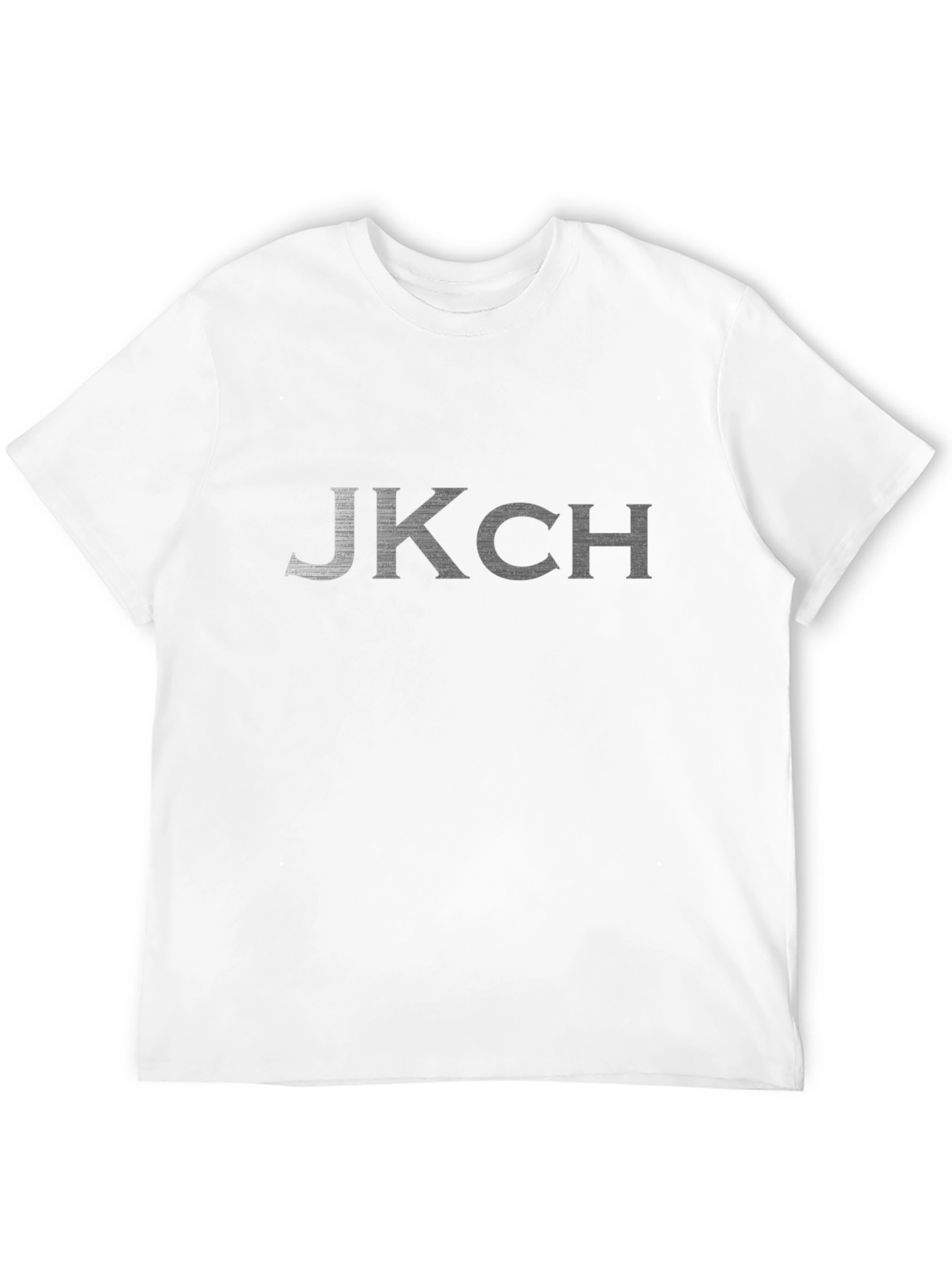 JKCH Mens Black Short Sleeve Crew Neck T-Shirt