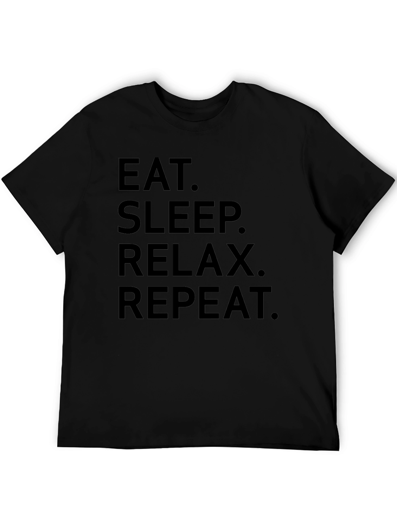 Eat Sleep Relax Repeat Graphic T-Shirt