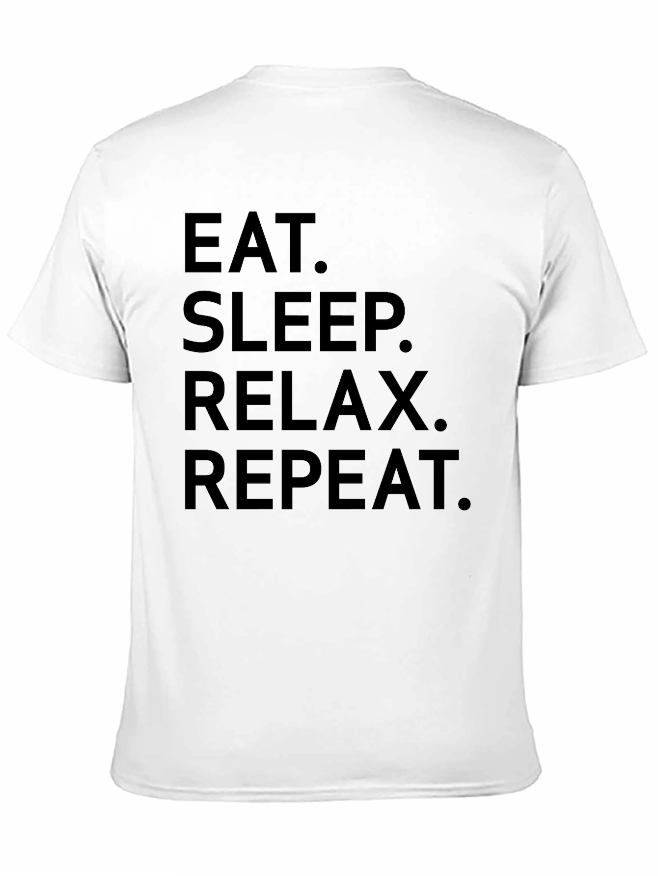 Eat Sleep Relax Repeat Graphic T-Shirt