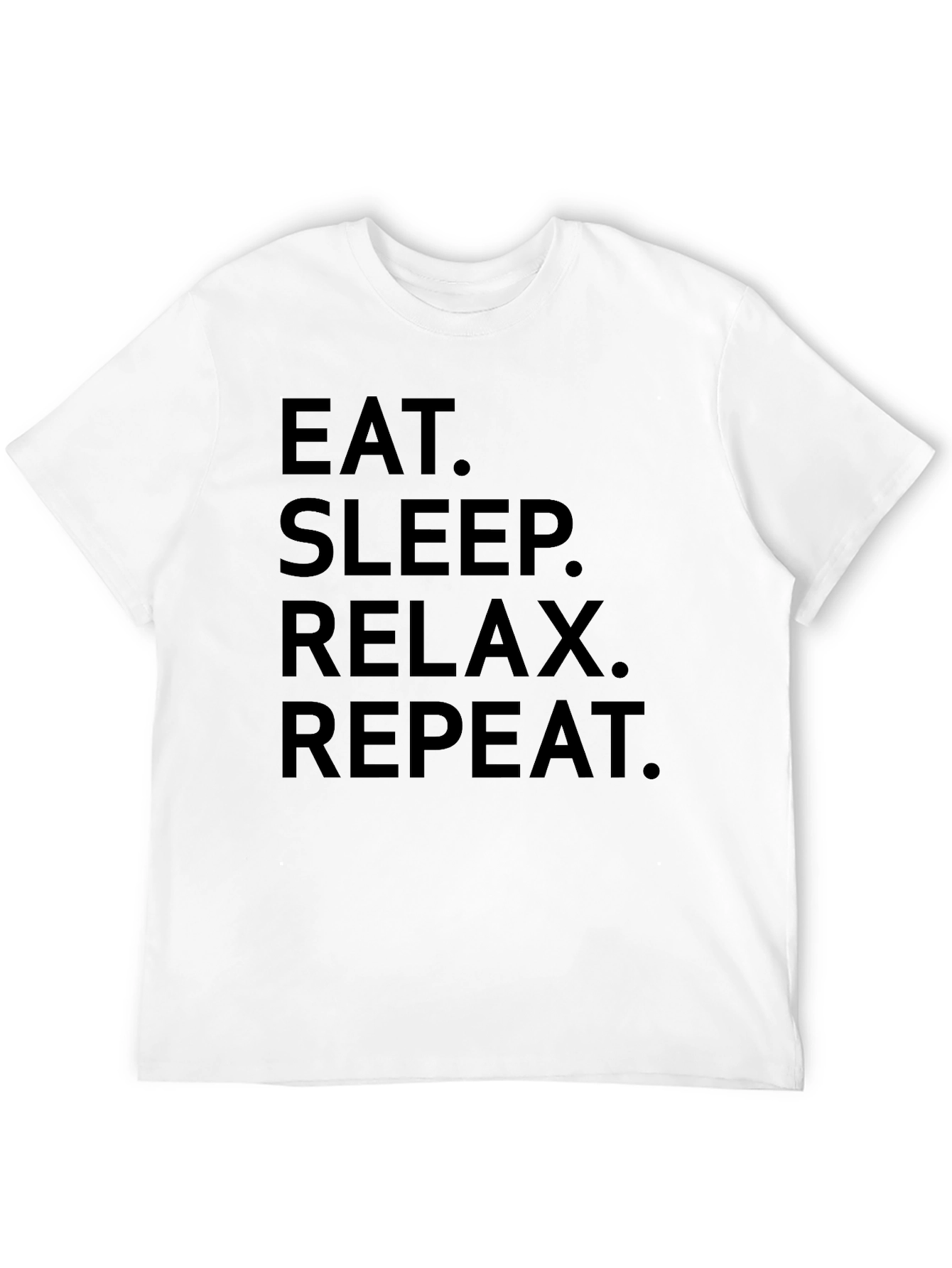 Eat Sleep Relax Repeat Graphic T-Shirt