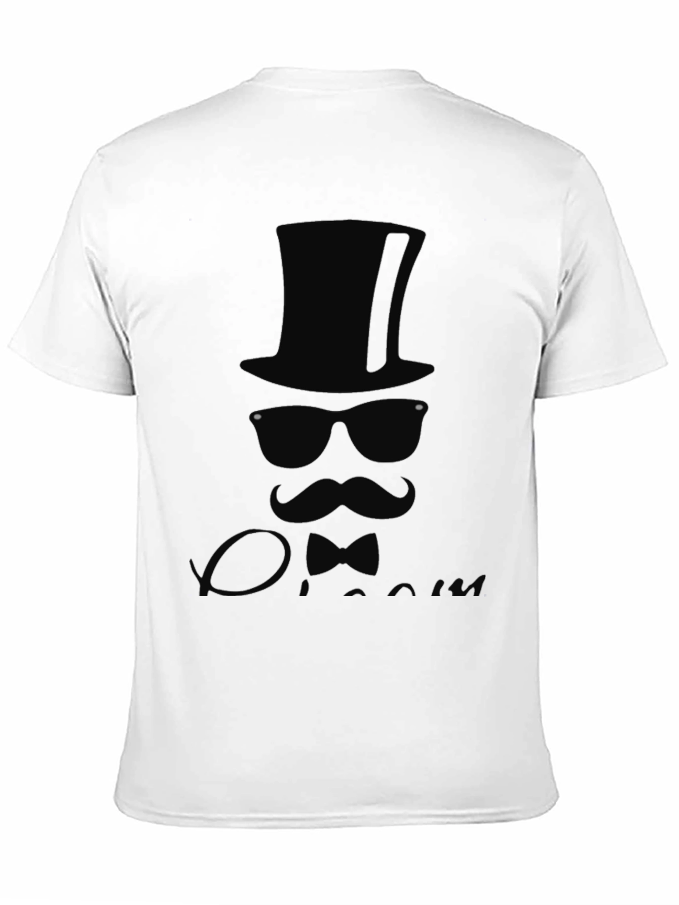 Dapper Gent T-Shirt - Top Hat Bow Tie