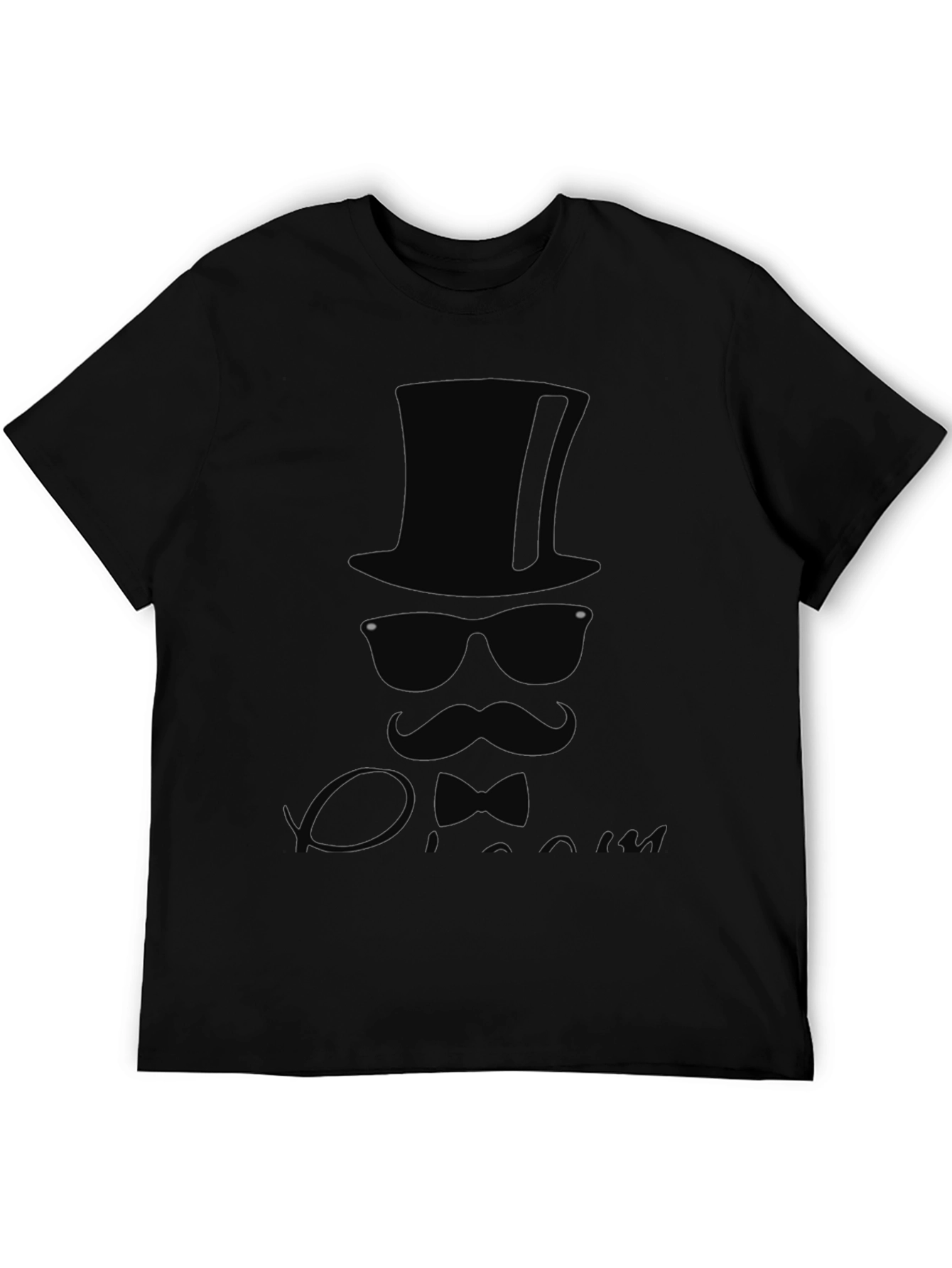 Dapper Gent T-Shirt - Top Hat Bow Tie