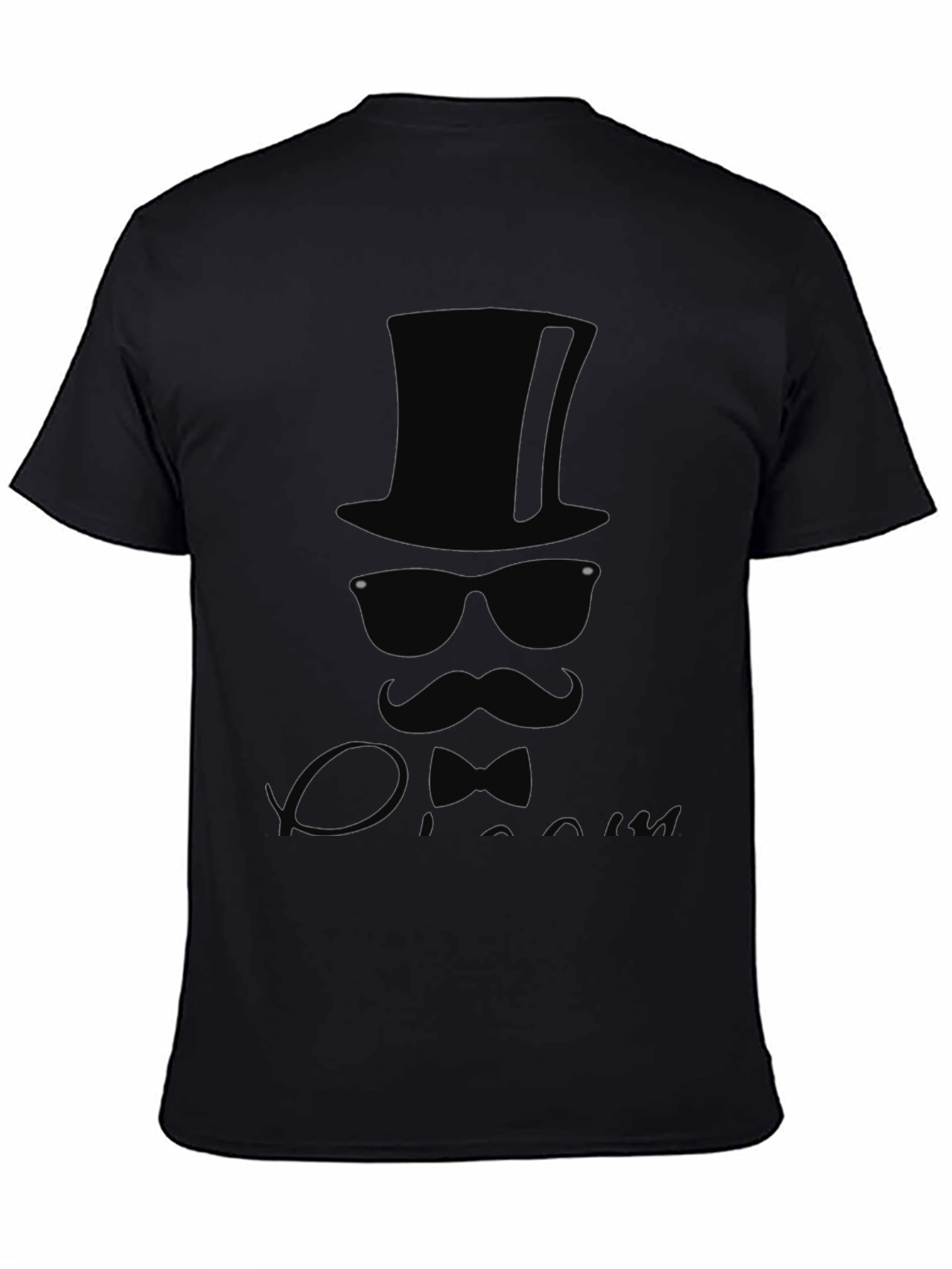 Dapper Gent T-Shirt - Top Hat Bow Tie
