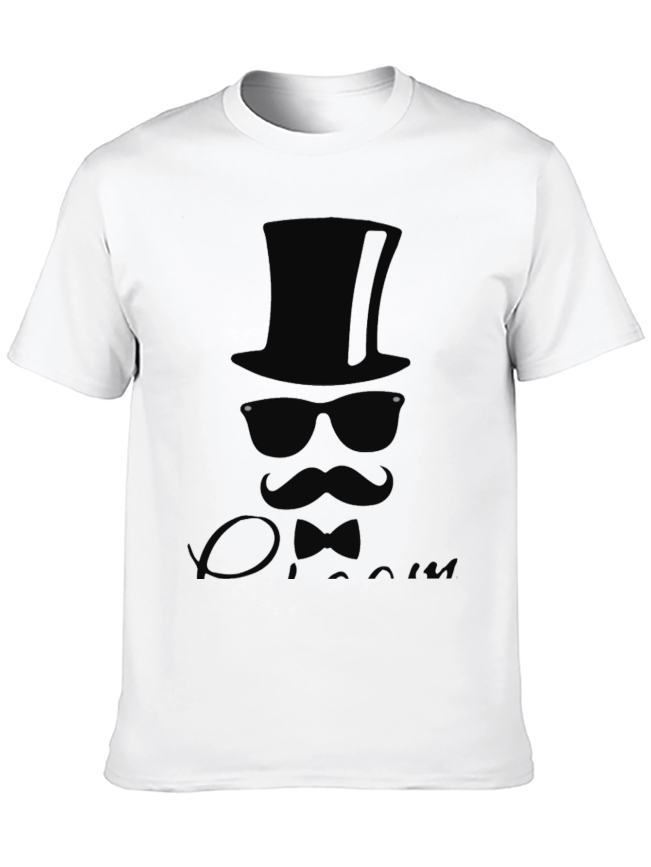 Dapper Gent T-Shirt - Top Hat Bow Tie