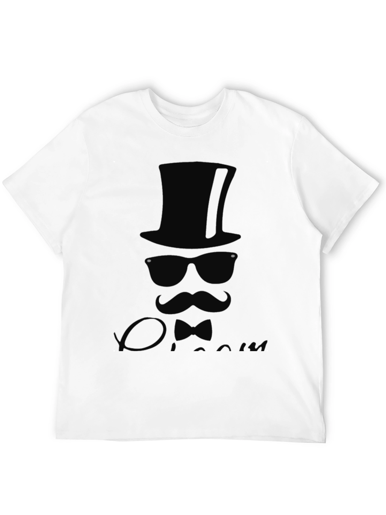 Dapper Gent T-Shirt - Top Hat Bow Tie
