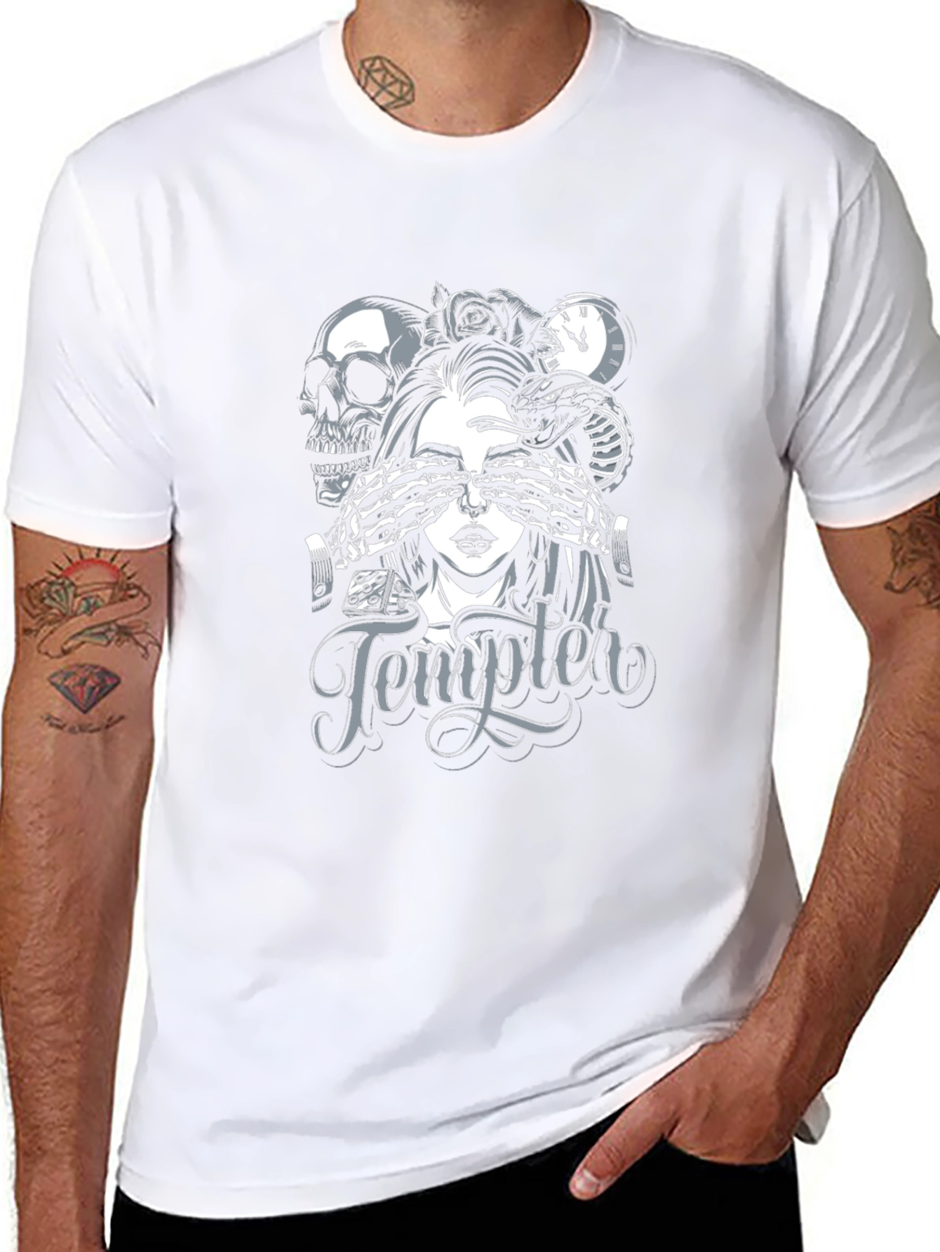 Templer Graphic Print Black T-Shirt