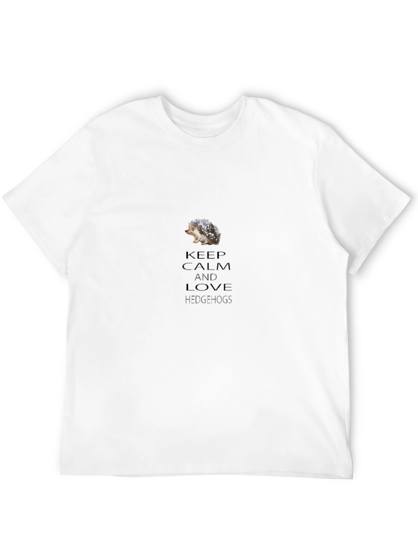 Keep Calm and Love Hedgehogs Graphic T-Shirt