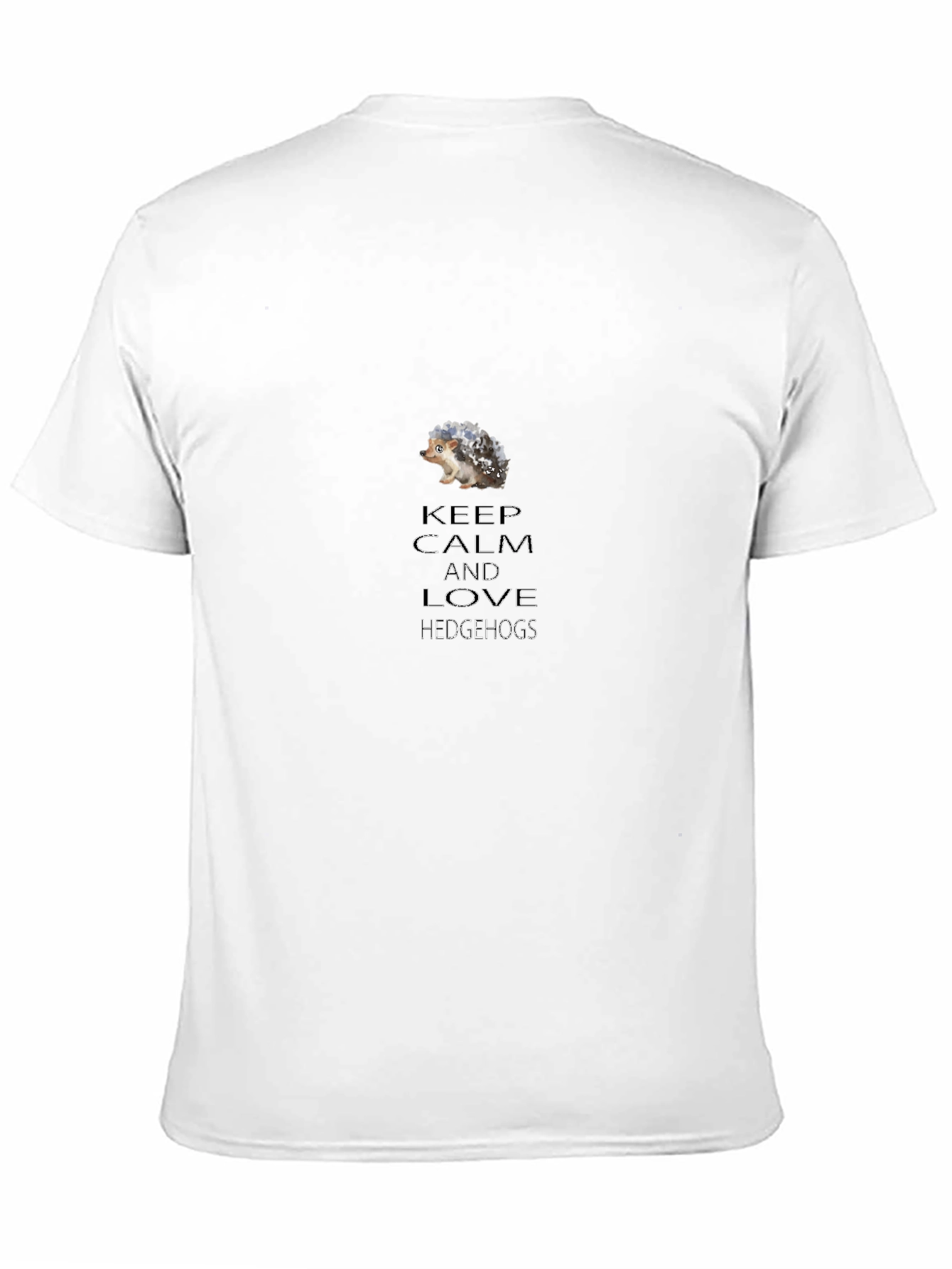 Keep Calm and Love Hedgehogs Graphic T-Shirt