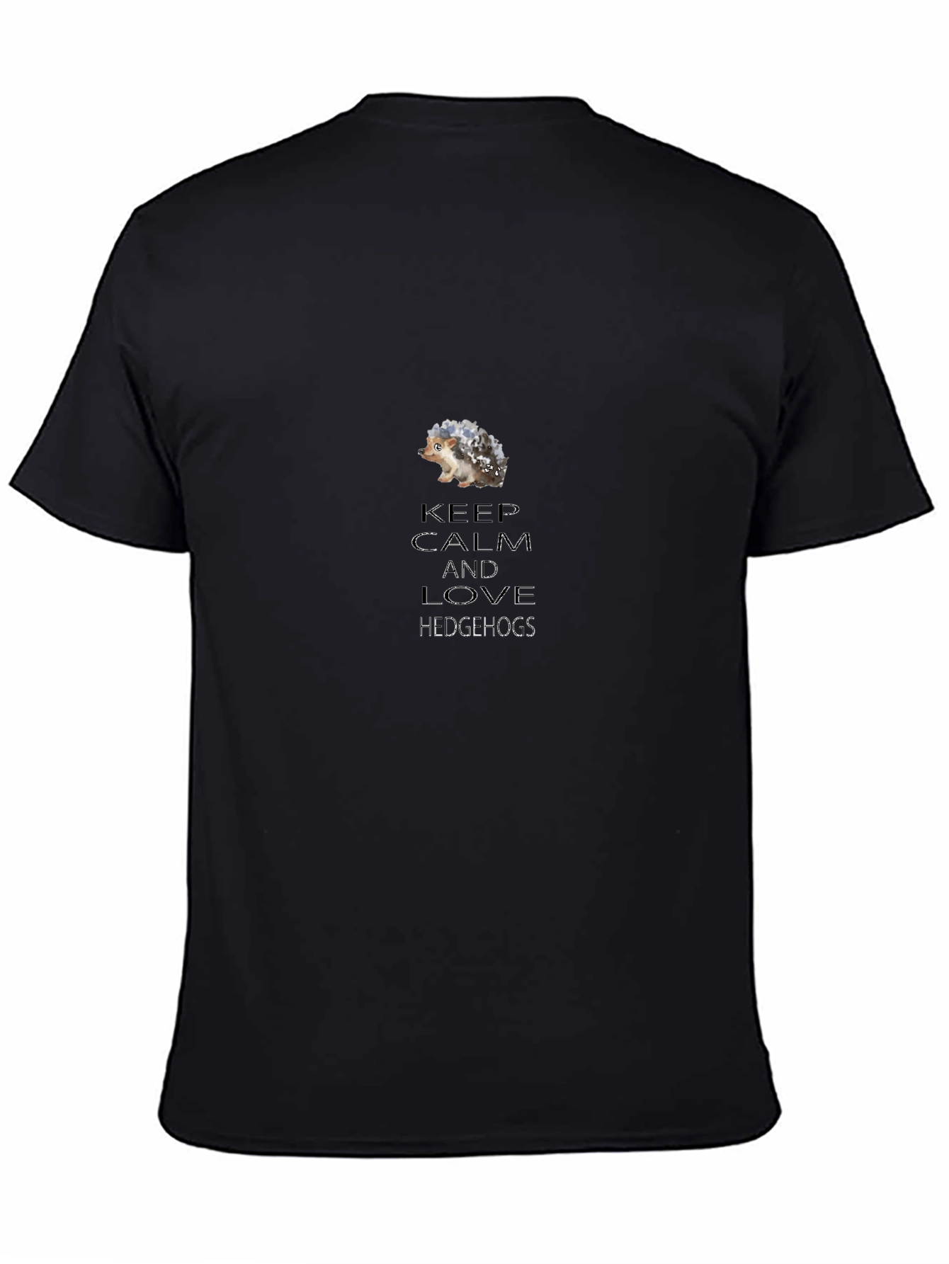 Keep Calm and Love Hedgehogs Graphic T-Shirt