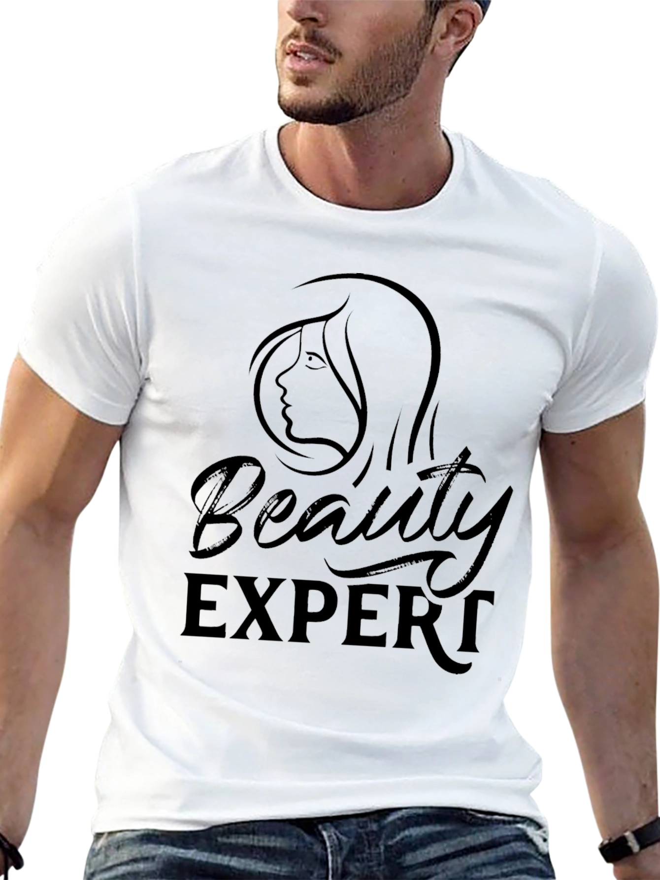 Beauty Expert Black Graphic Tee