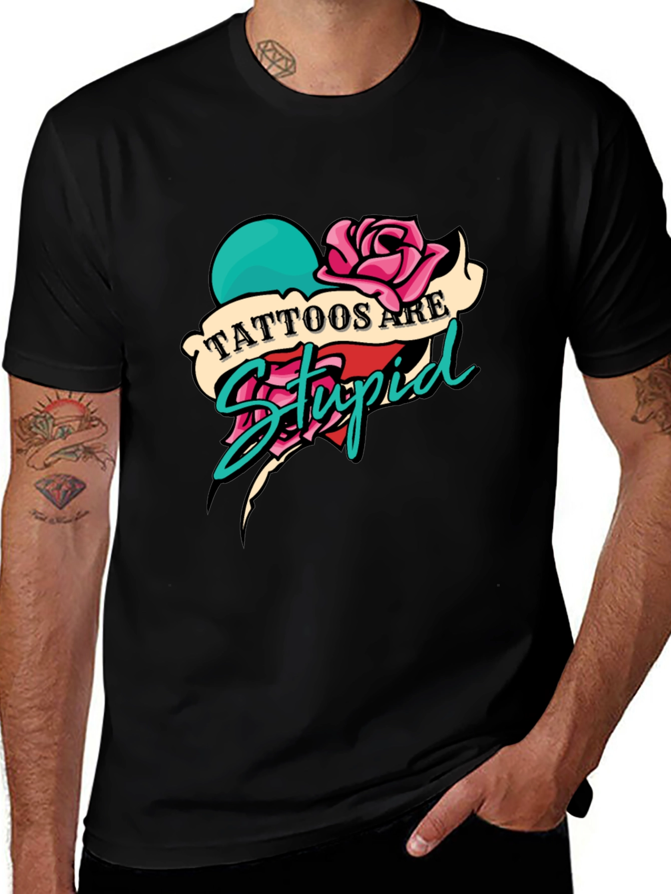Tattoos Are Stupid Graphic Tee
