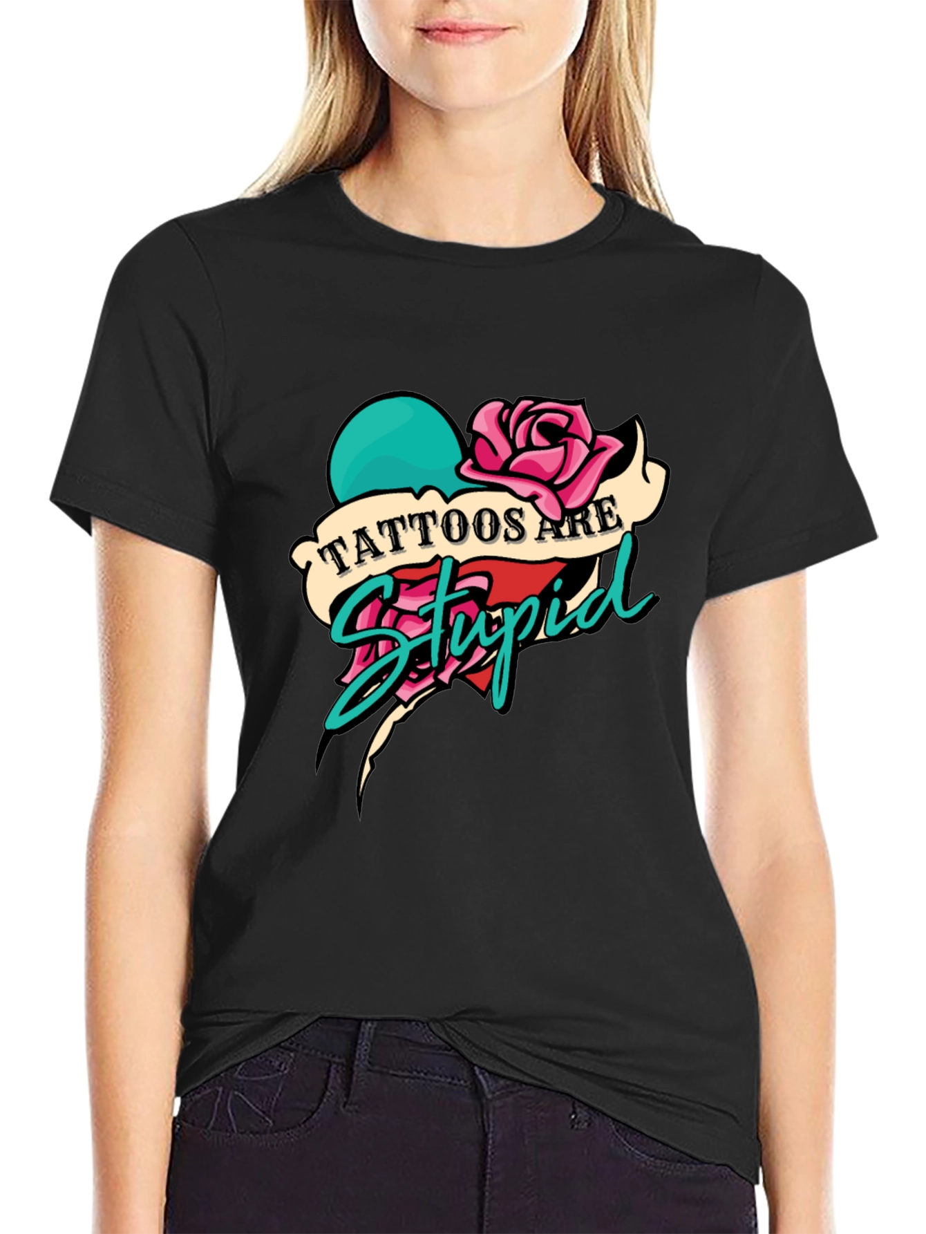 Tattoos Are Stupid Graphic Tee