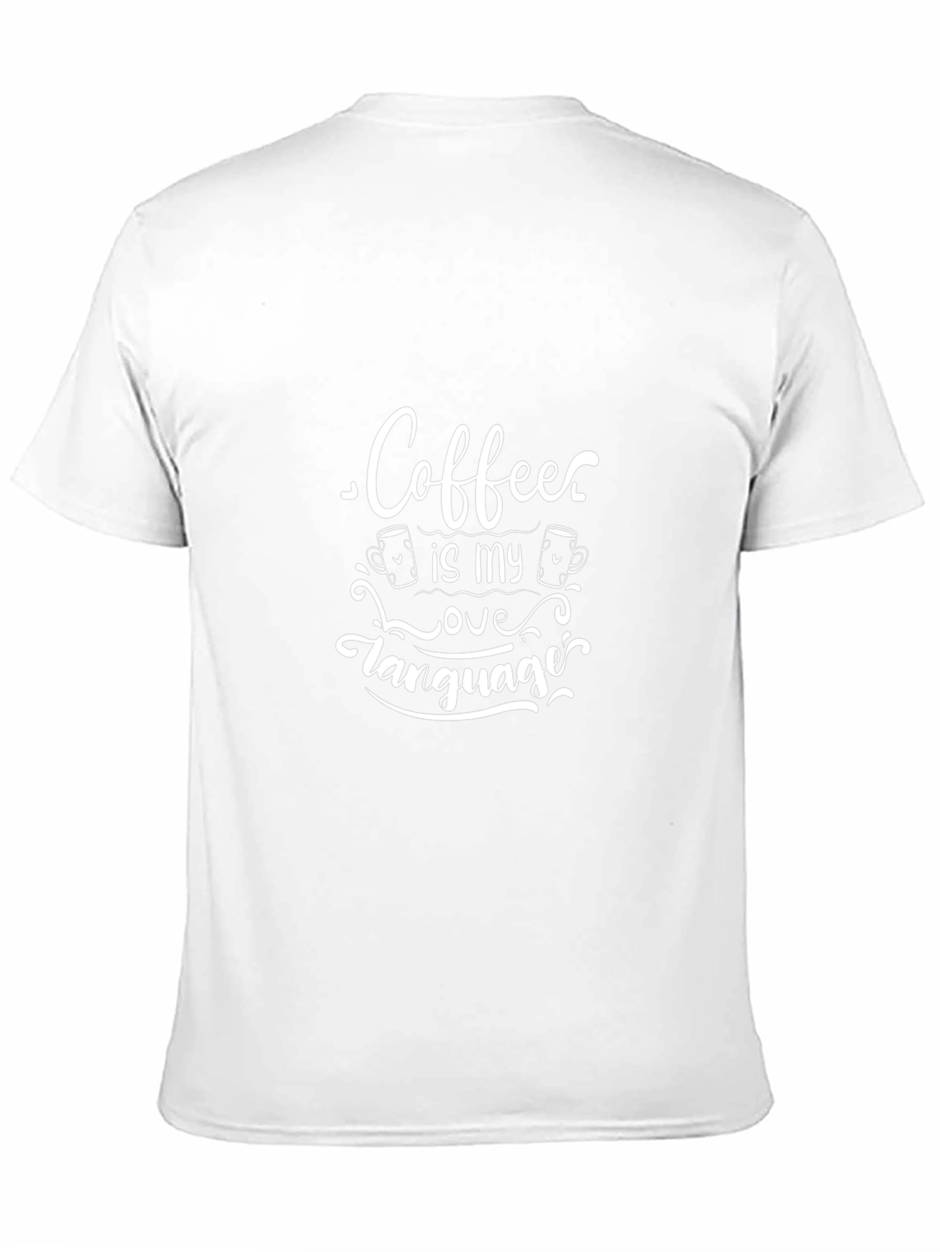 Coffee Is My Love Language Black T-Shirt