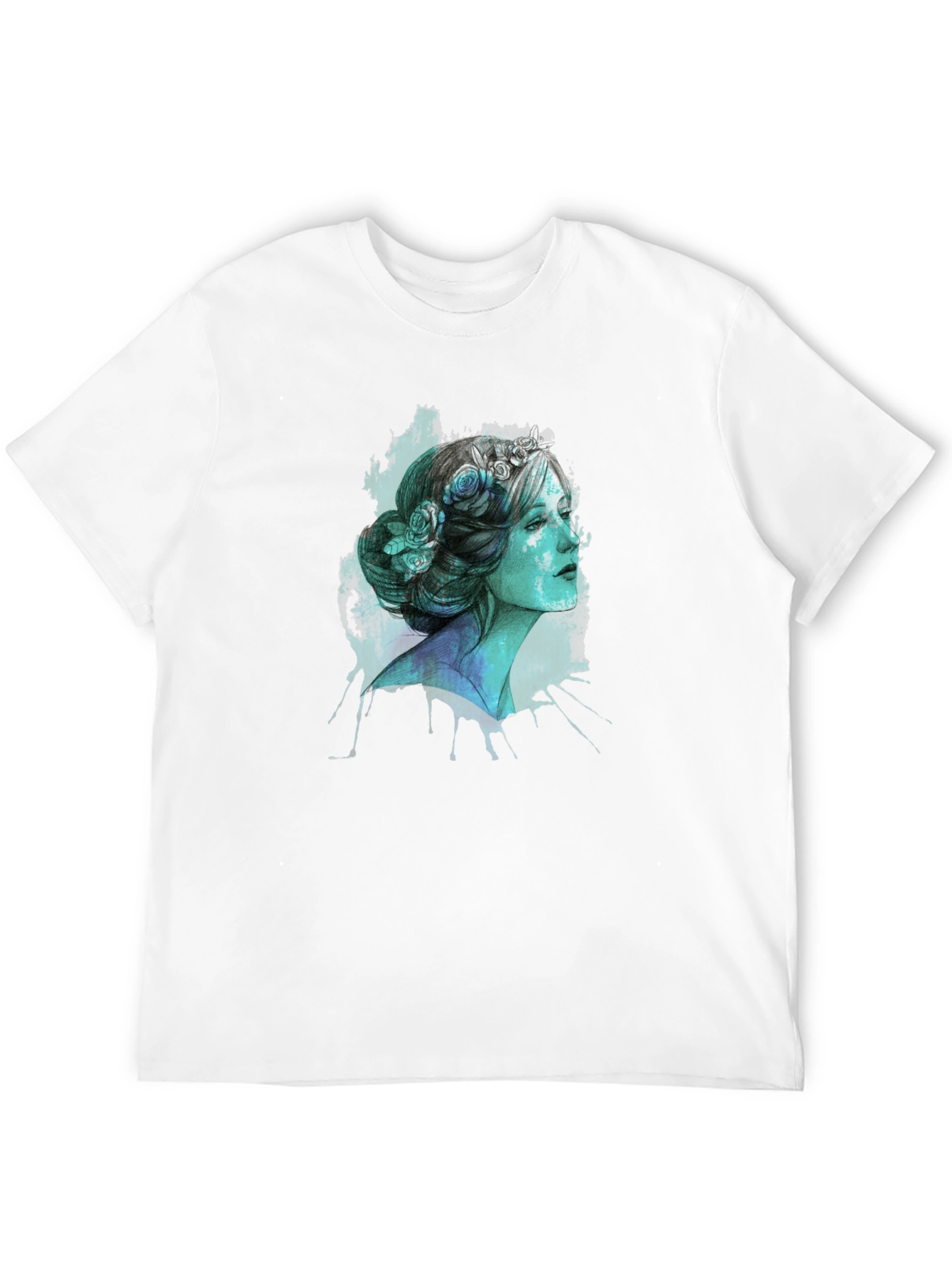 Floral Crown Woman Graphic T-Shirt