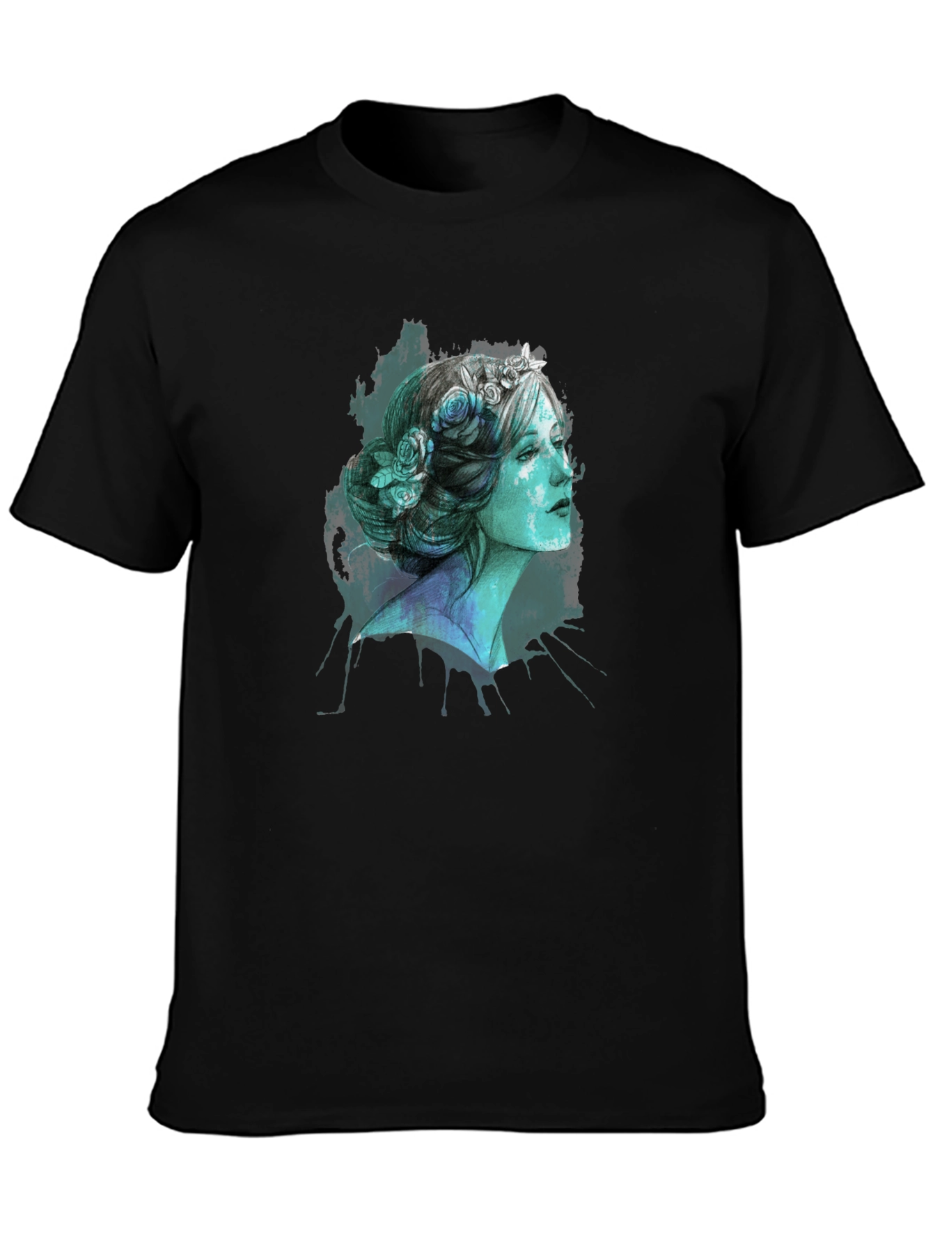 Floral Crown Woman Graphic T-Shirt