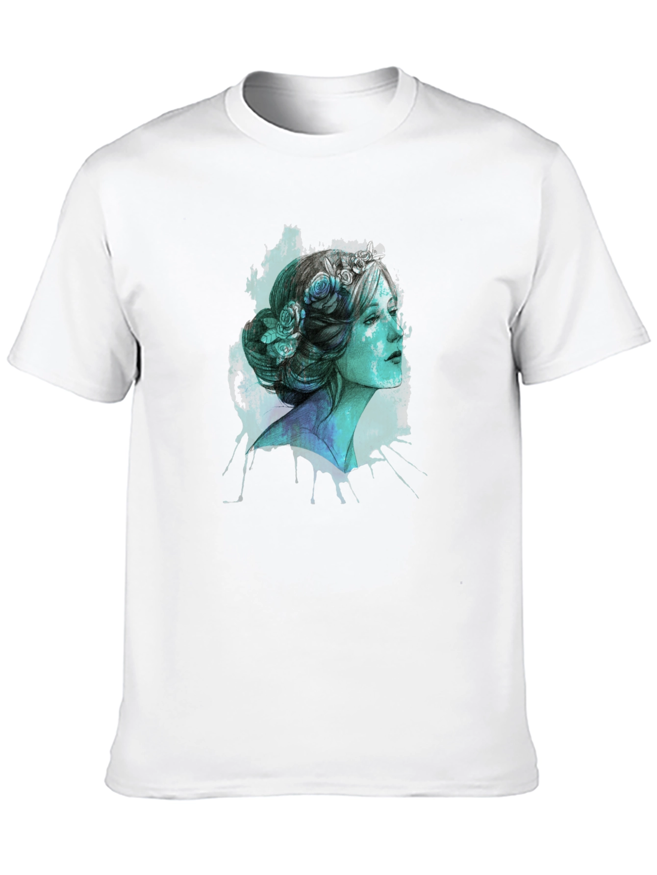 Floral Crown Woman Graphic T-Shirt