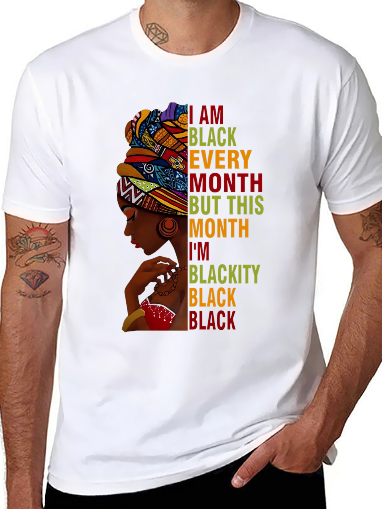 Black Pride T-Shirt - Every Month Blackity Black