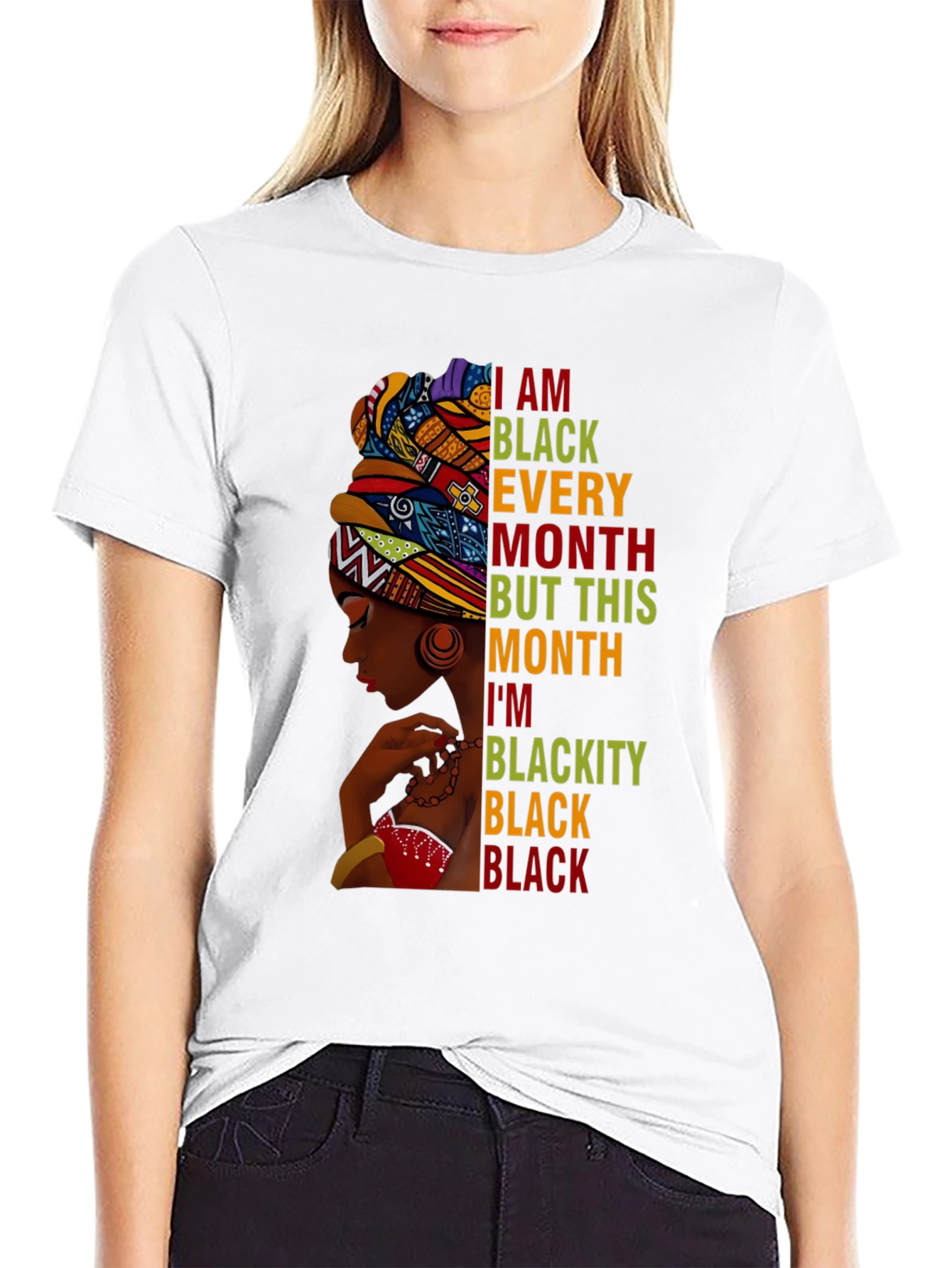 Black Pride T-Shirt - Every Month Blackity Black