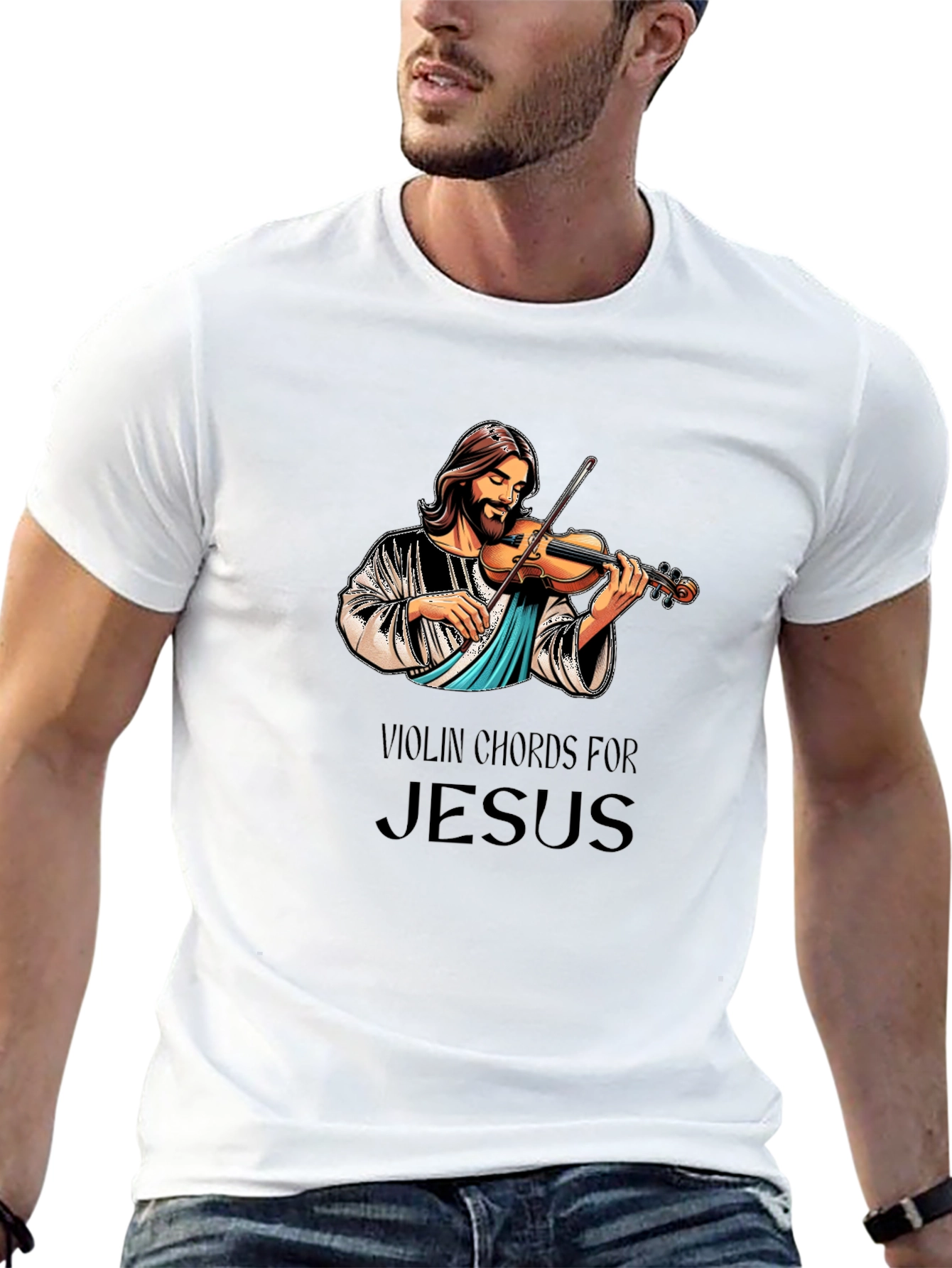Violin Chords for Jesus T-Shirt