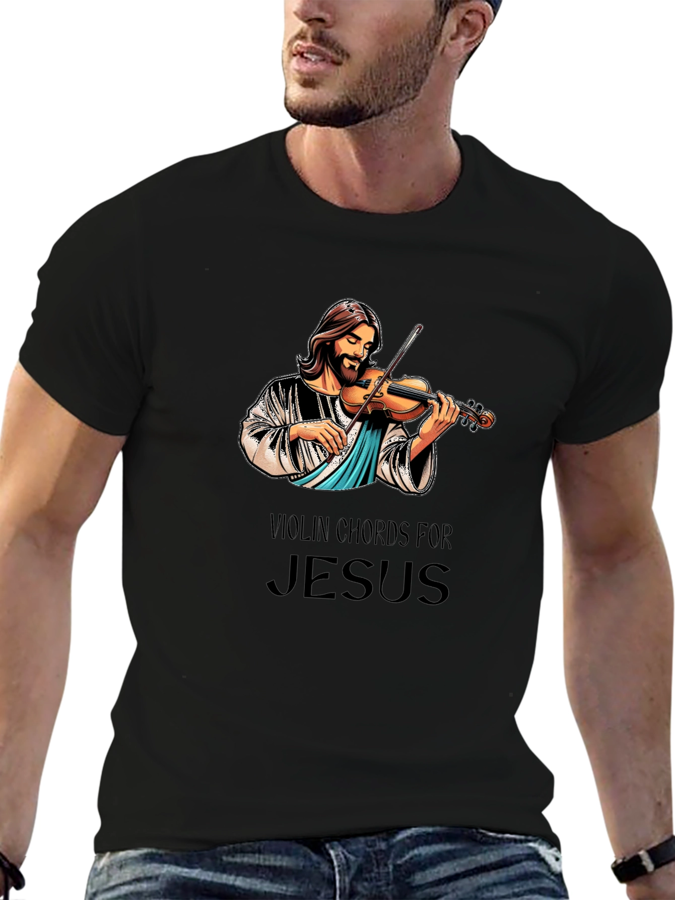 Violin Chords for Jesus T-Shirt