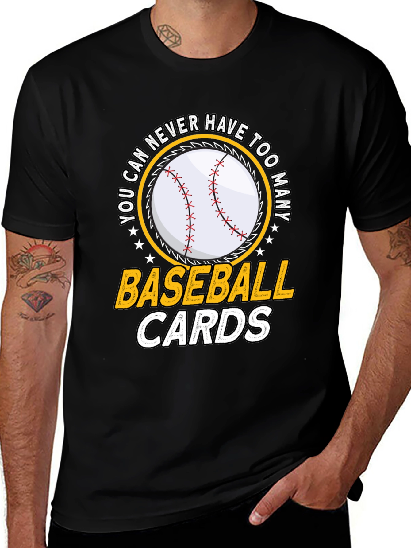 Baseball Cards Graphic Tee
