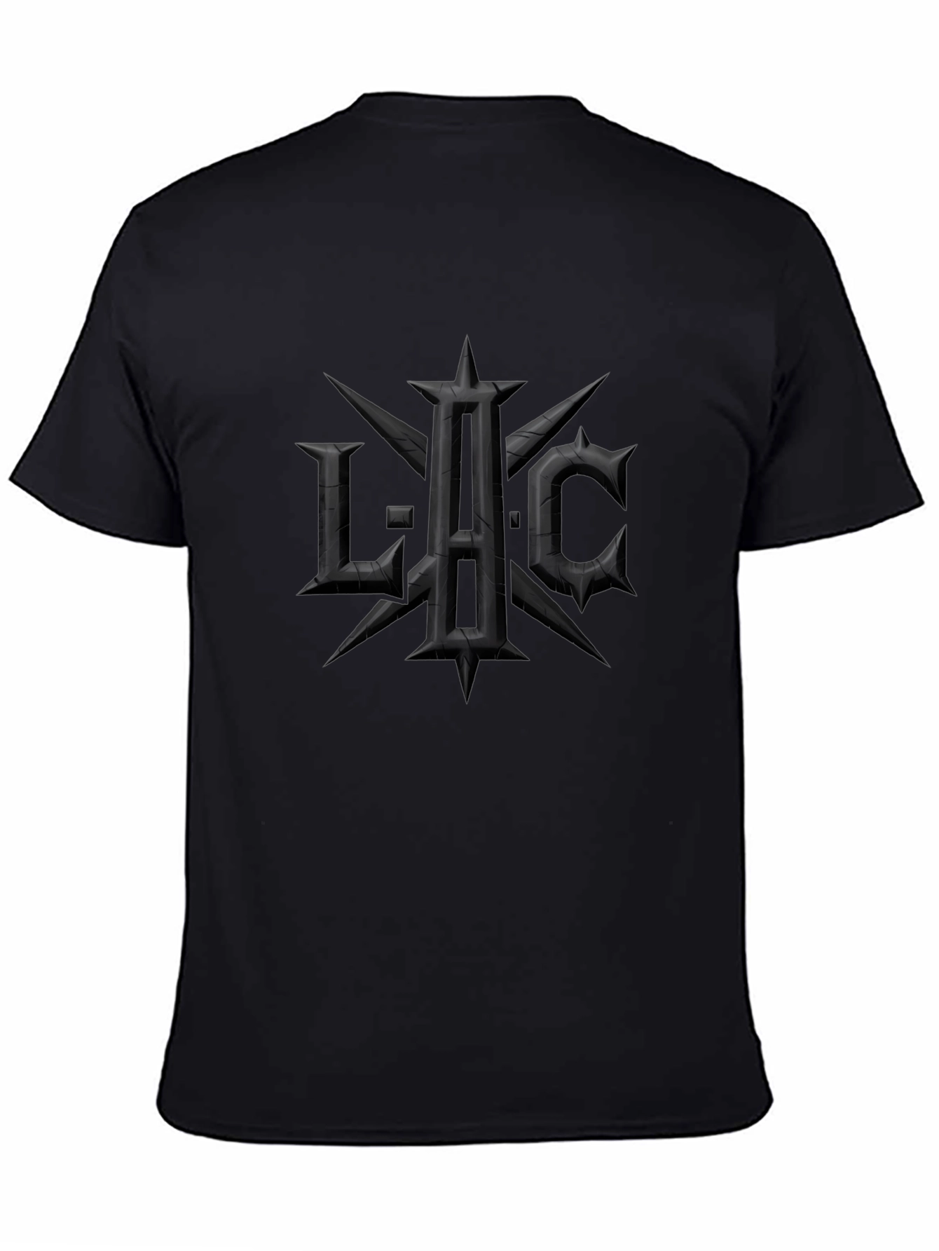 Edgy Black Graphic Tee