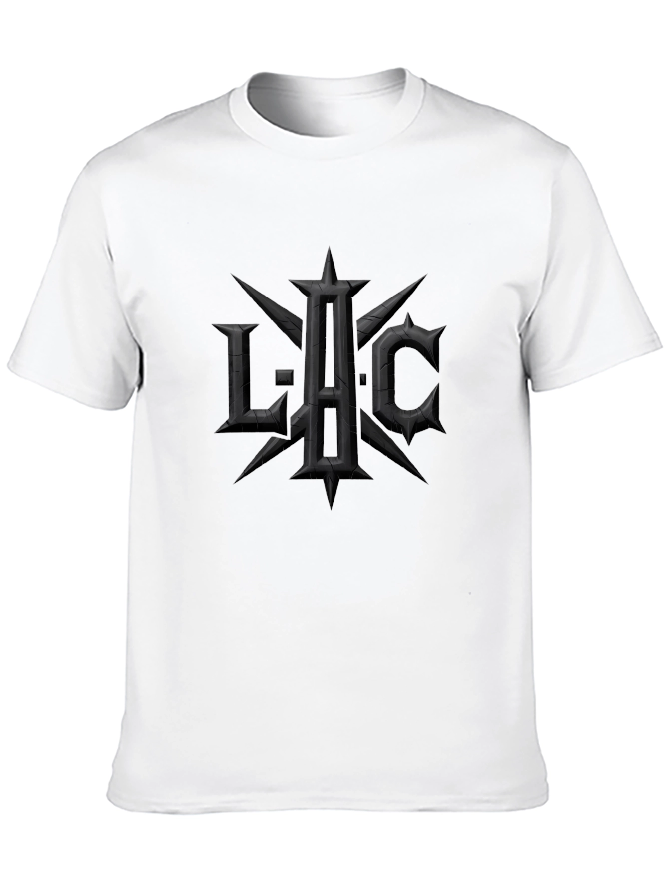 Edgy Black Graphic Tee