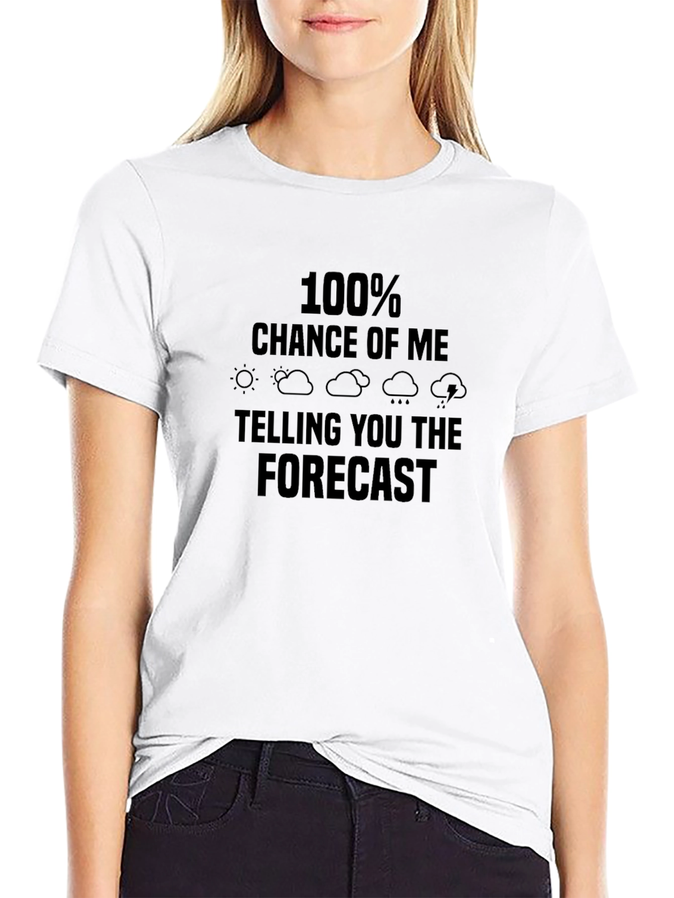 Funny Weather Forecast Graphic Tee