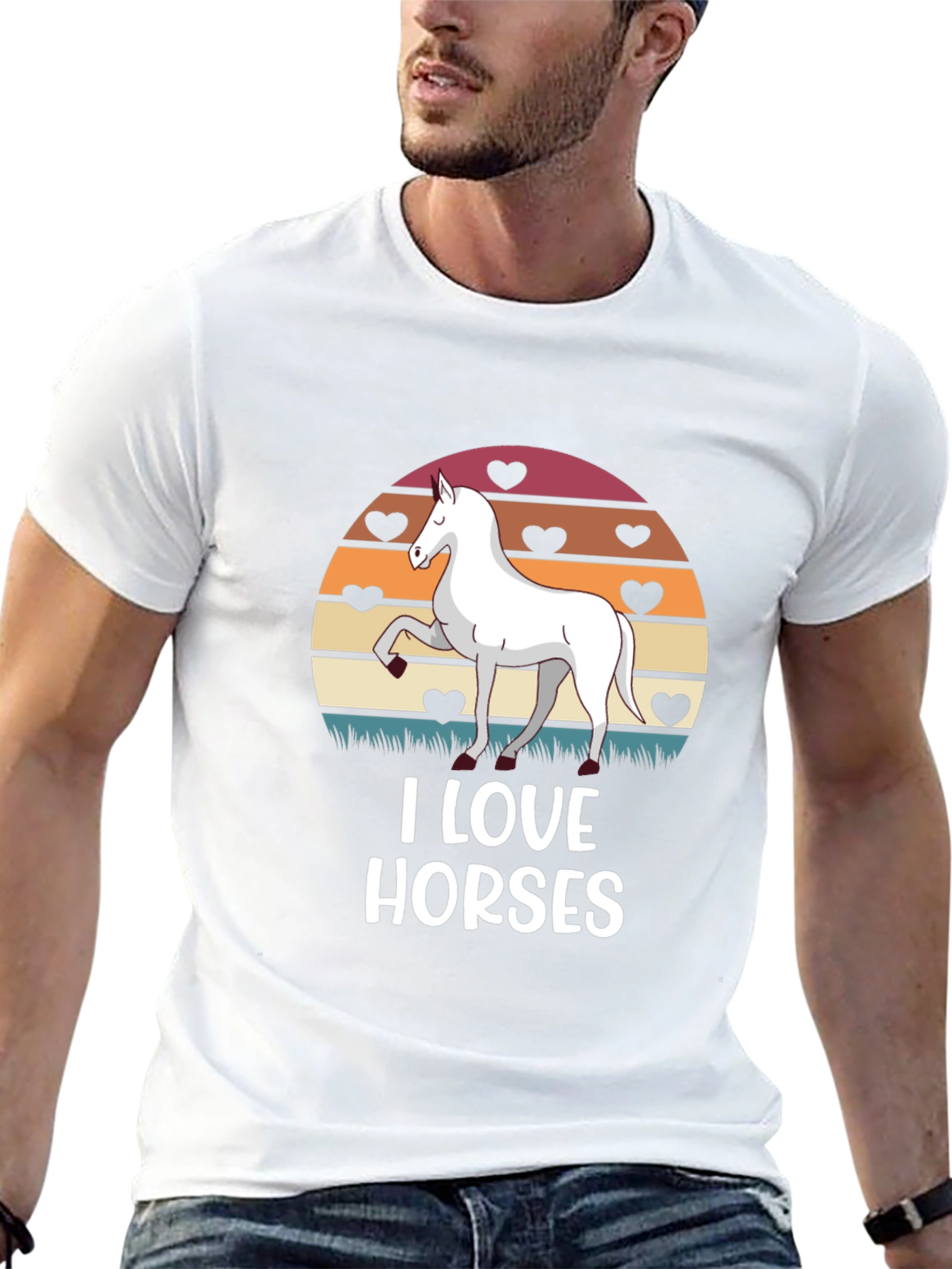 I Love Horses Graphic Tee